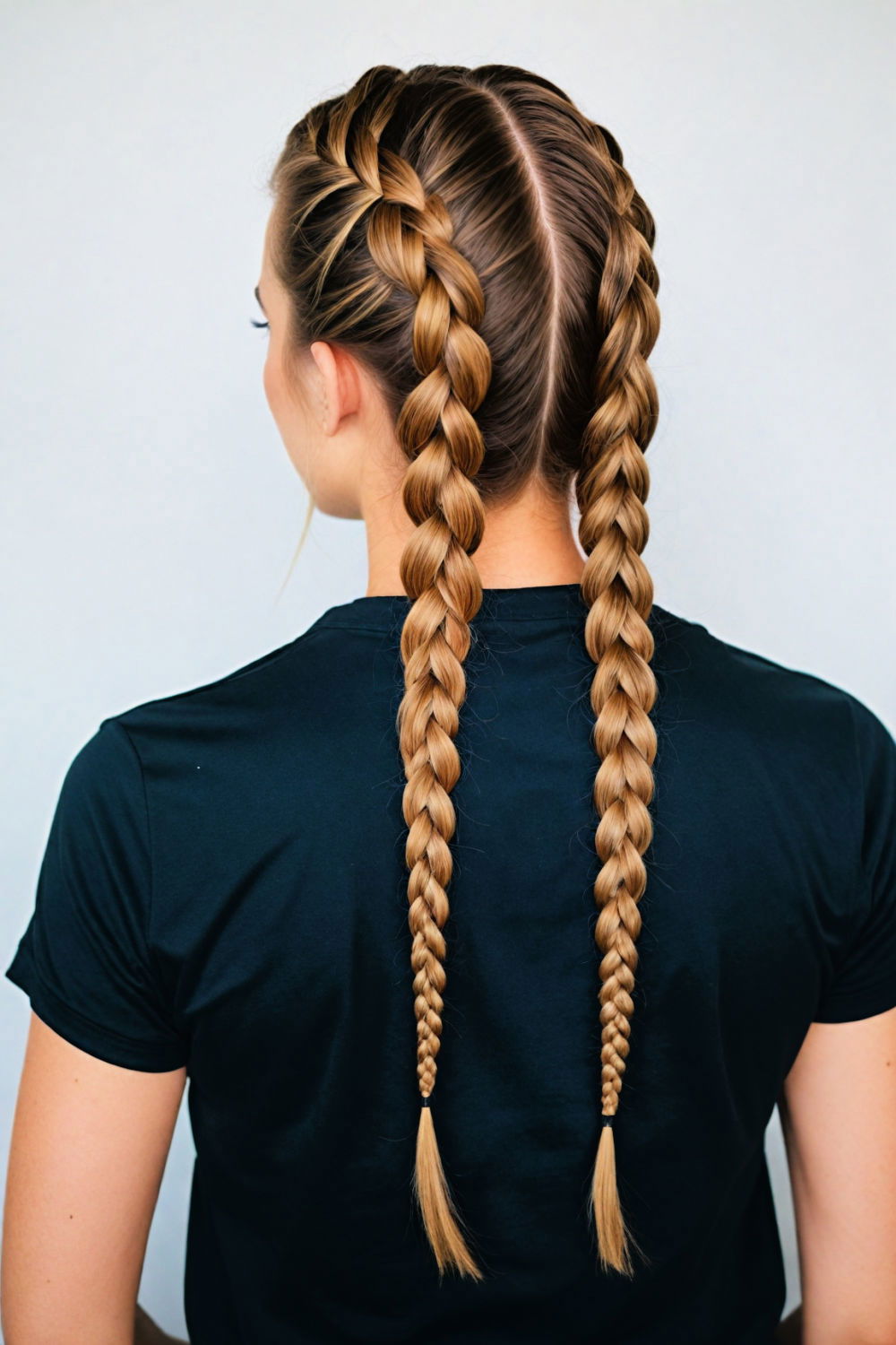 double dutch braids hairstyle