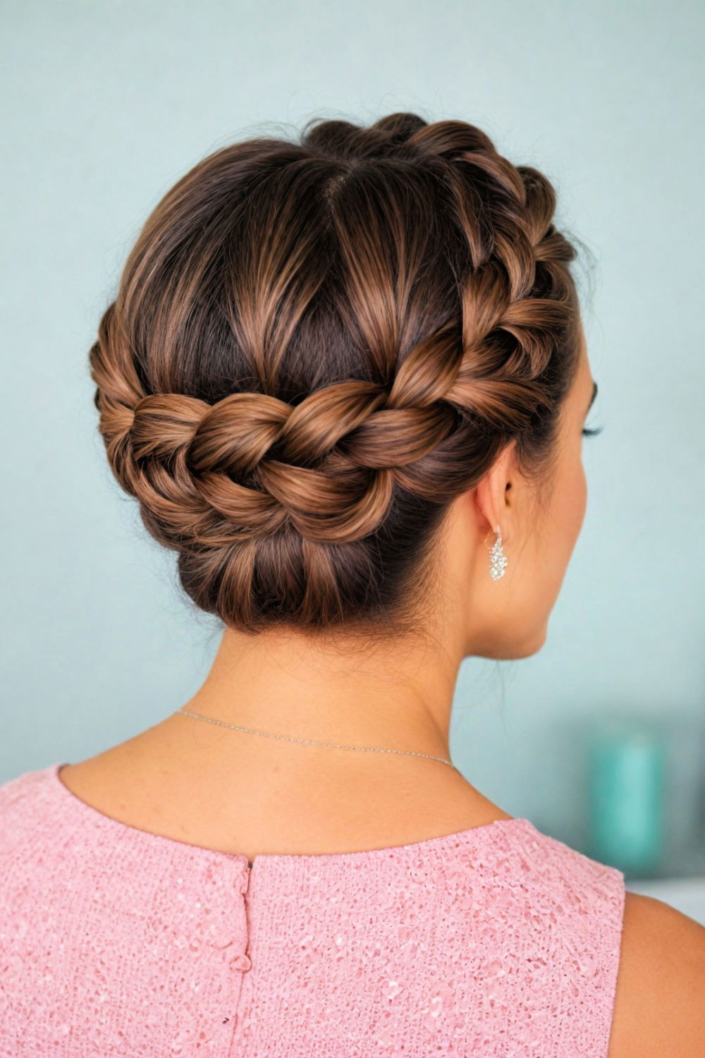 dutch braid crown hairstyle for thin hair