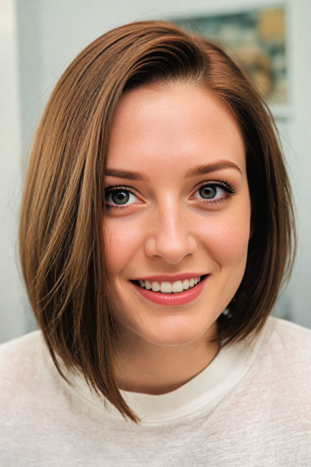 dynamic asymmetrical bob haircut