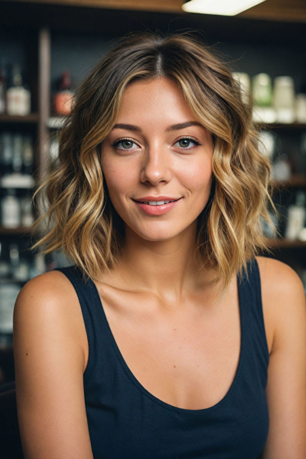 dynamic choppy bob haircut