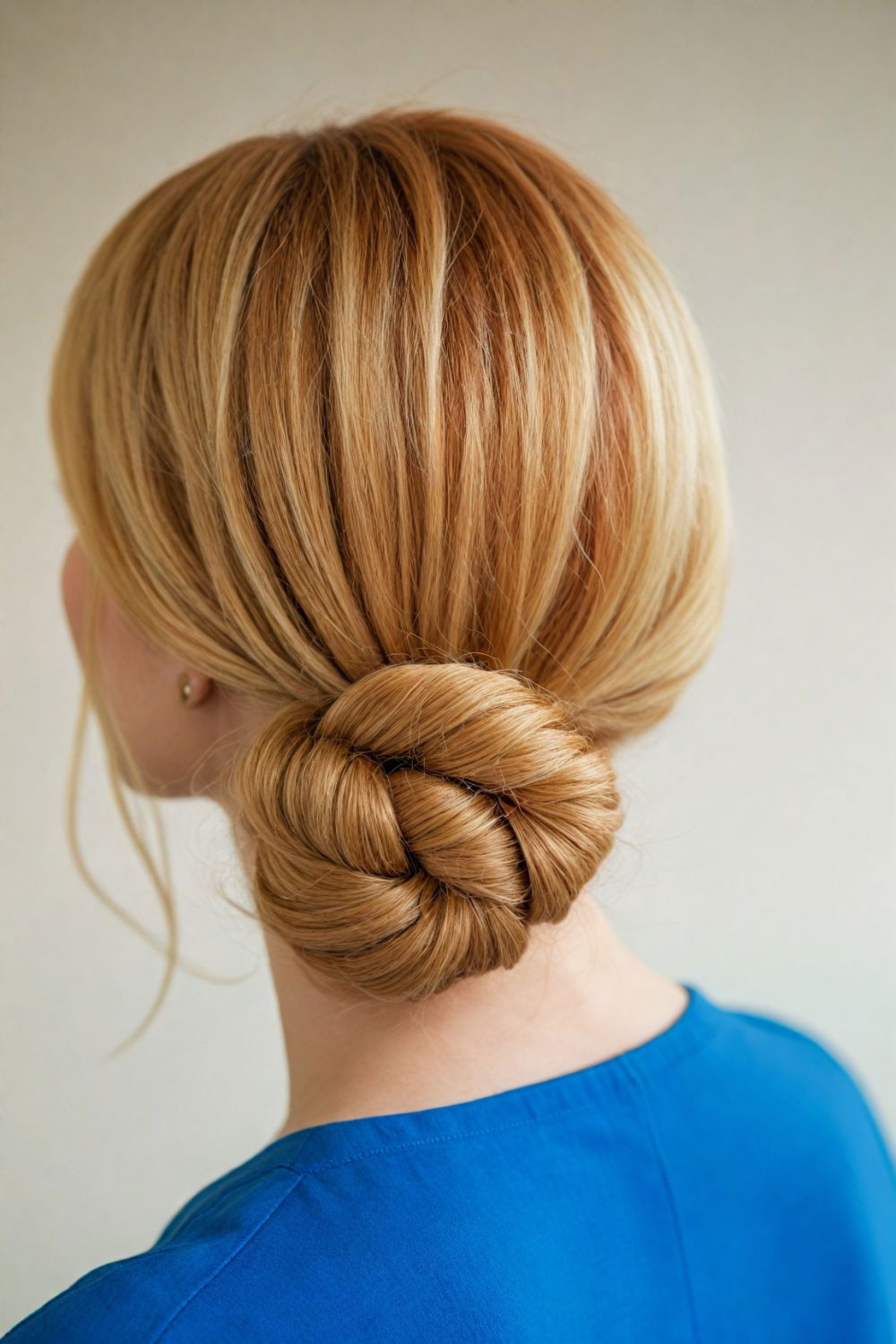 easy rope twist bun hairstyle