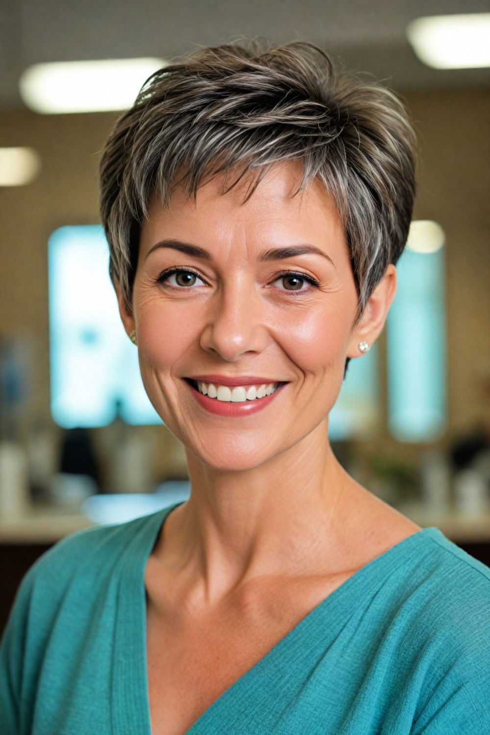 easy to maintain soft pixie cut