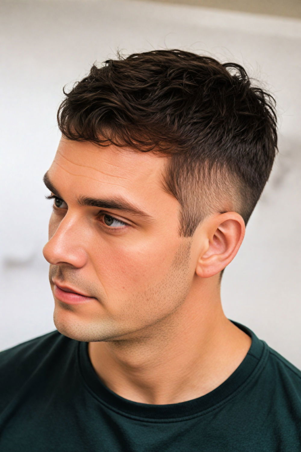 easy to manage crew cut