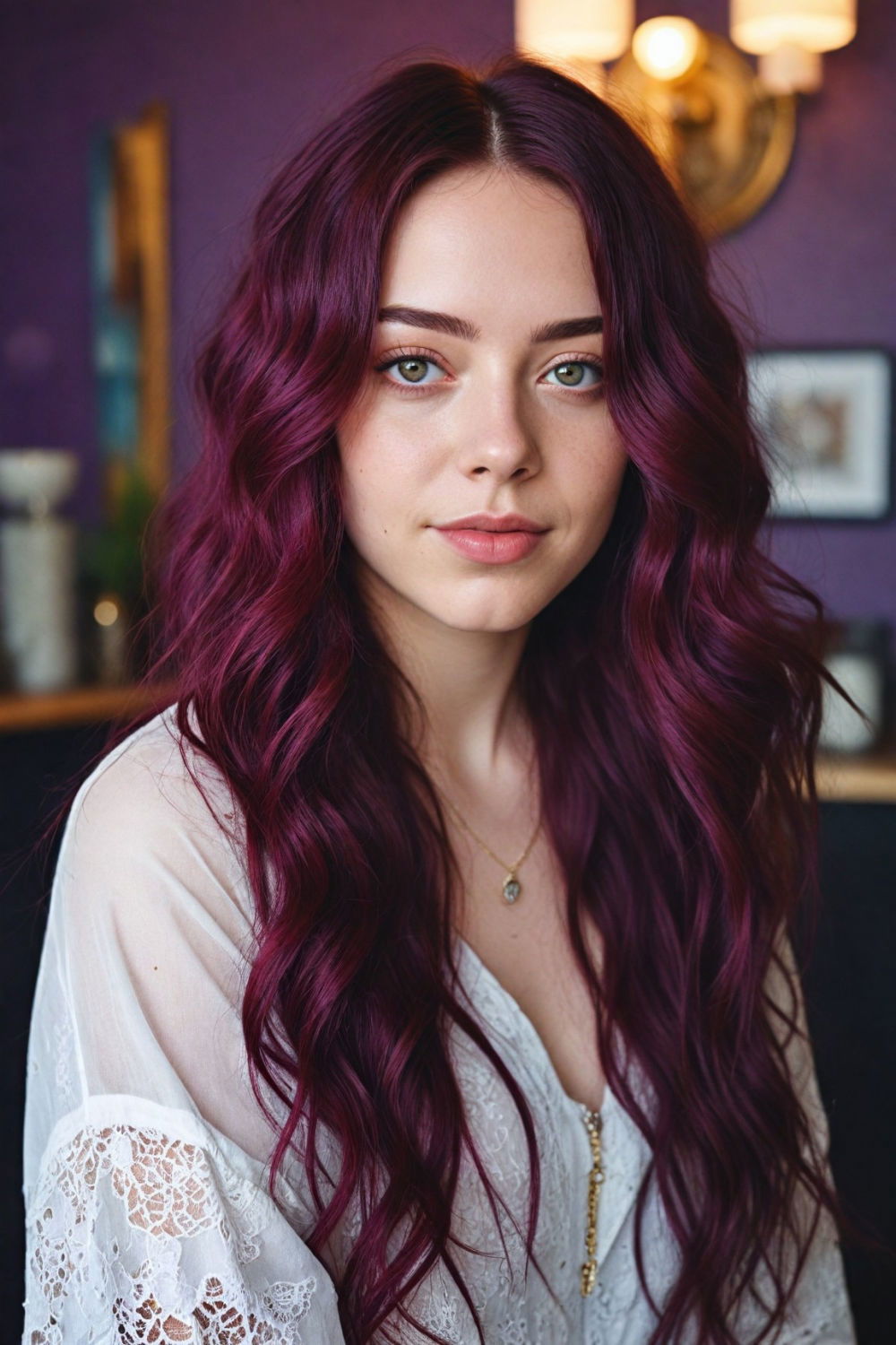 effortless stylish boho waves birthday hairstyle