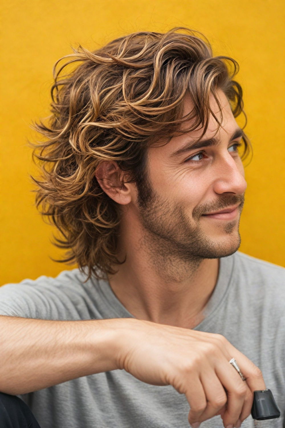 effortless surfer hair for men