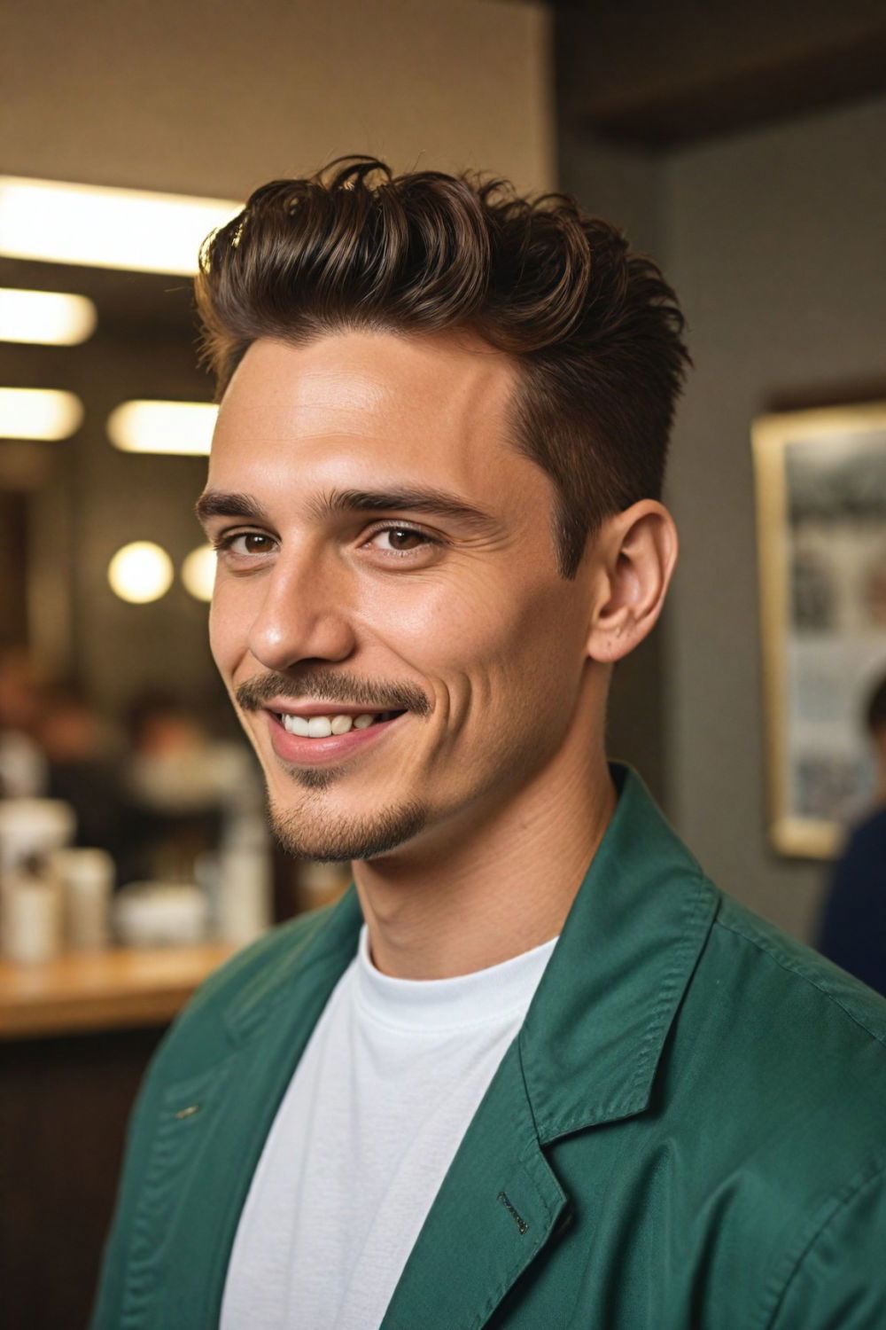 effortlessly undercut hairstyle for men