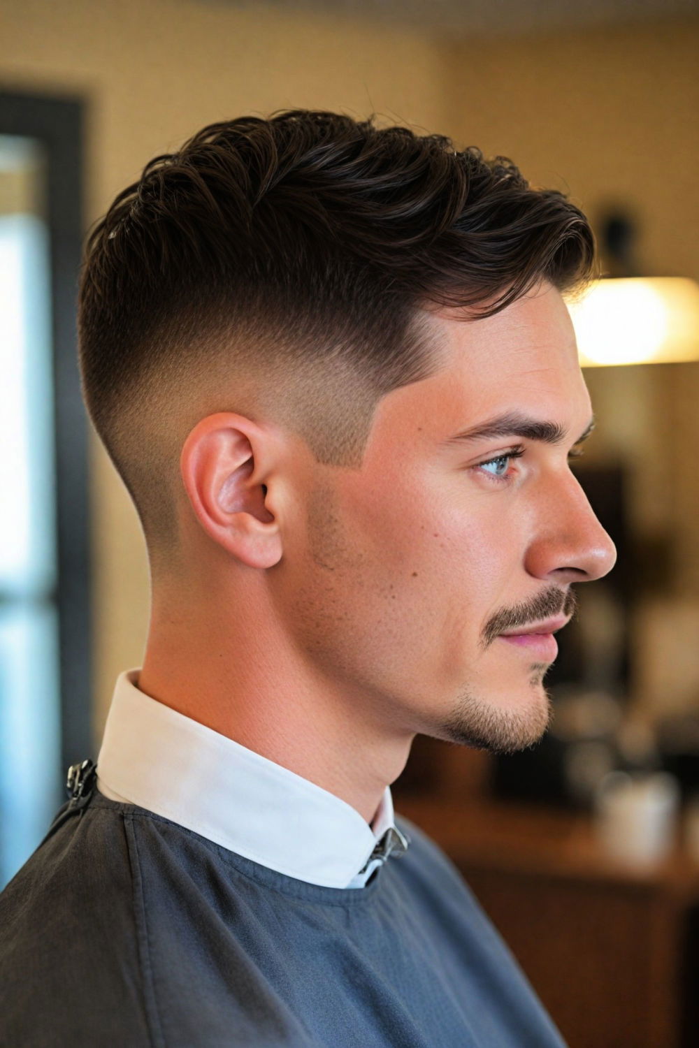 elegant drop fade haircut