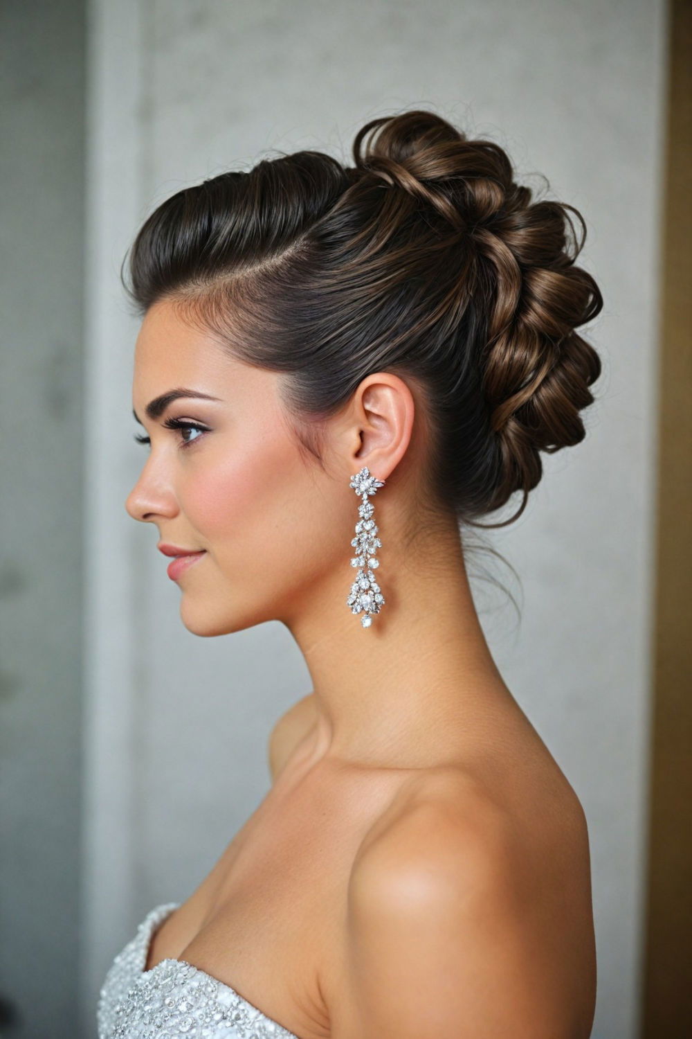 elegant faux hawk updo hirstyle