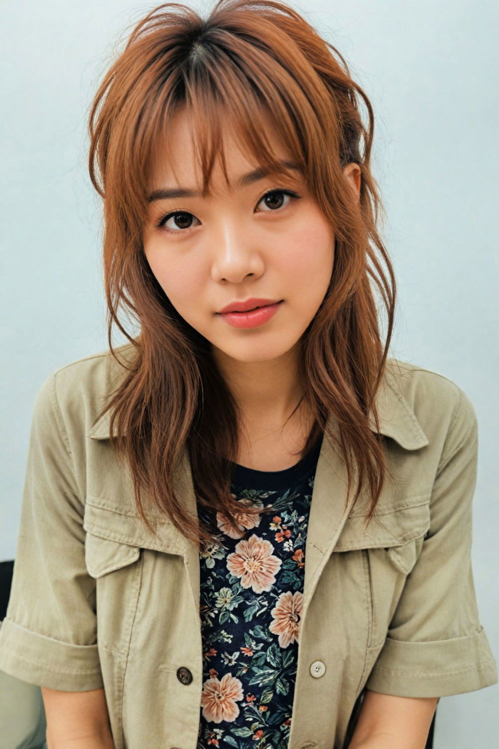 excellent shag korean hairstyle for women