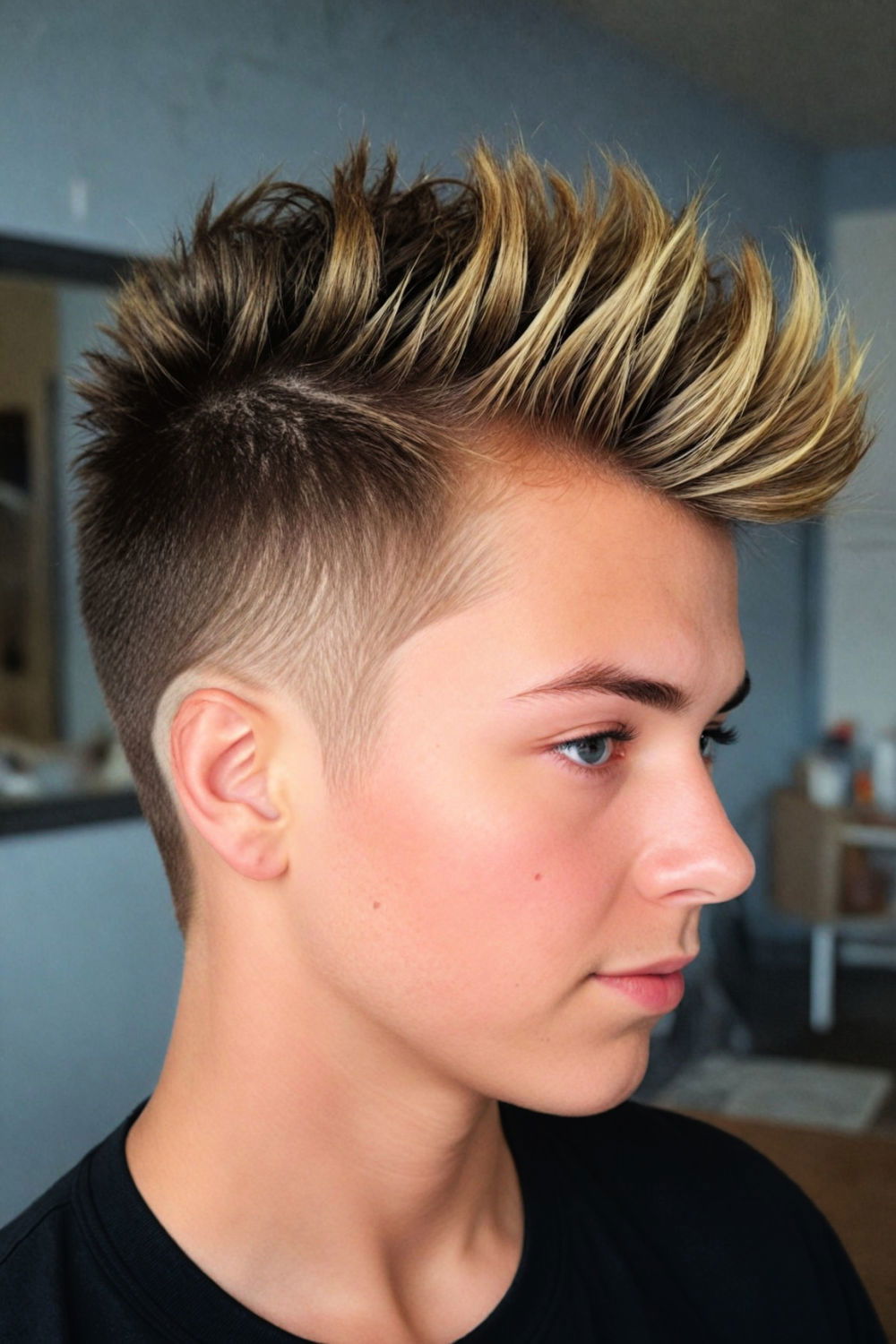 faux hawk haircut for boys