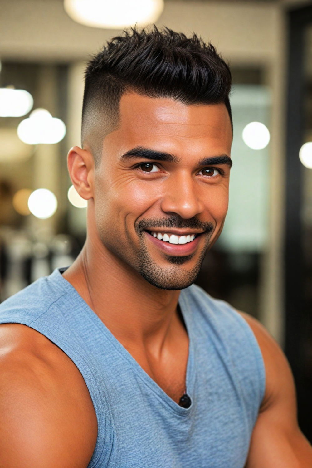 faux hawk haircut for men