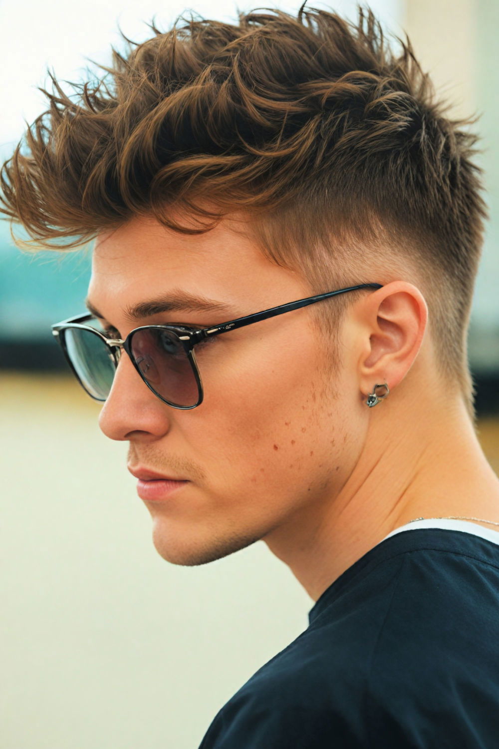 faux hawk hairstyle for making a bold statement