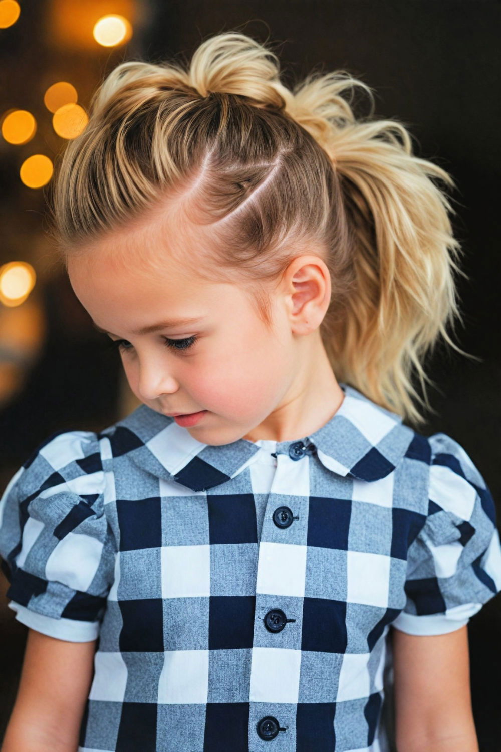 faux hawk hairstyle for toddler girl