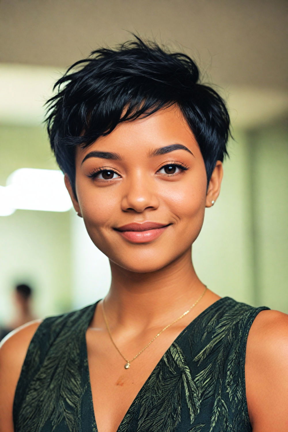 feathered pixie cut playful yet sophisticated haircut