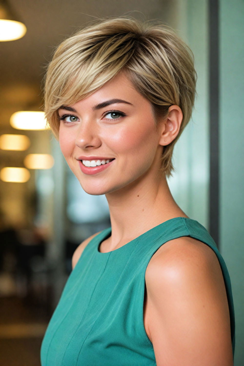 feathered pixie haircut