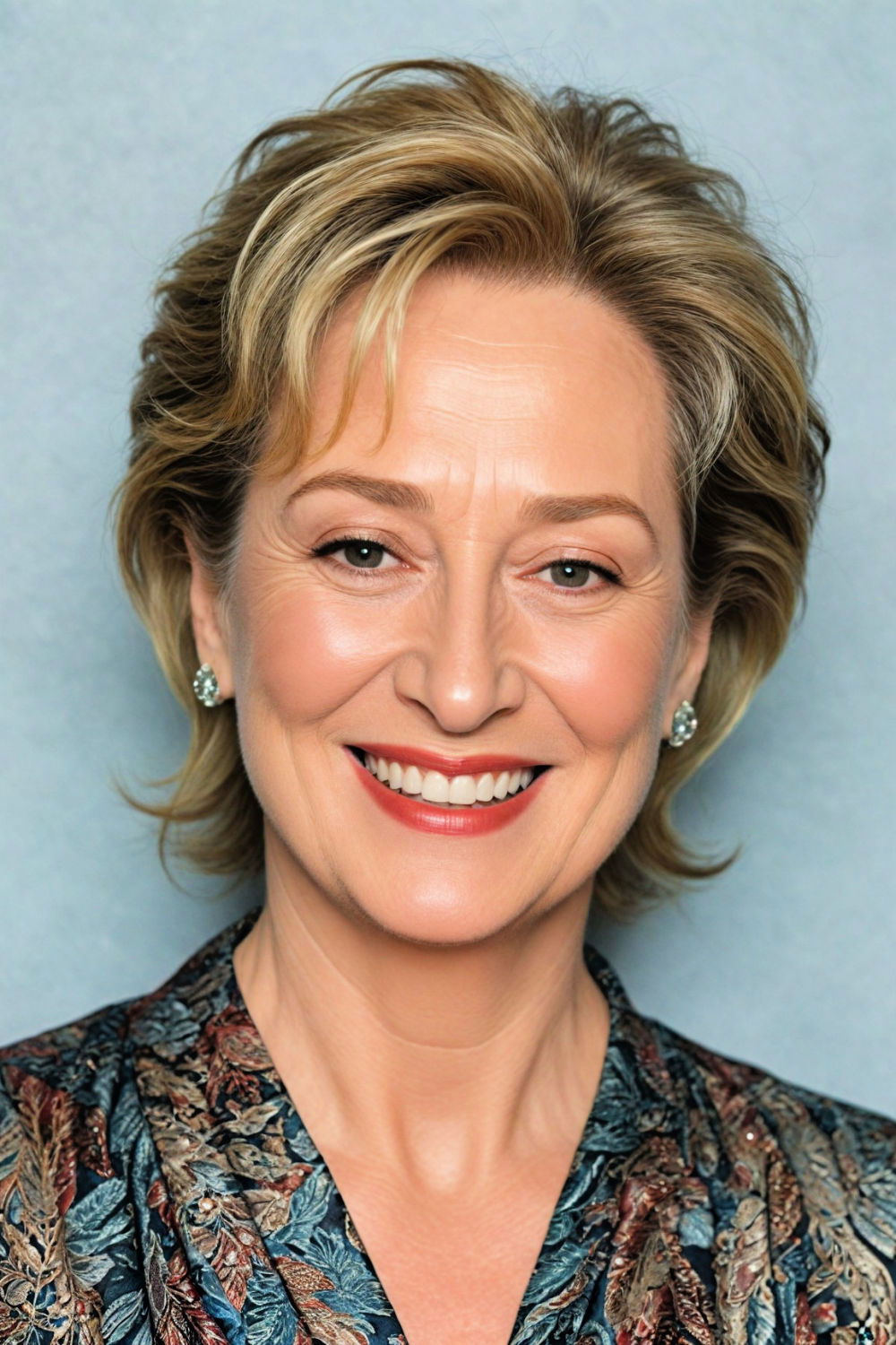 feathered pixie with long bangs hairstyle