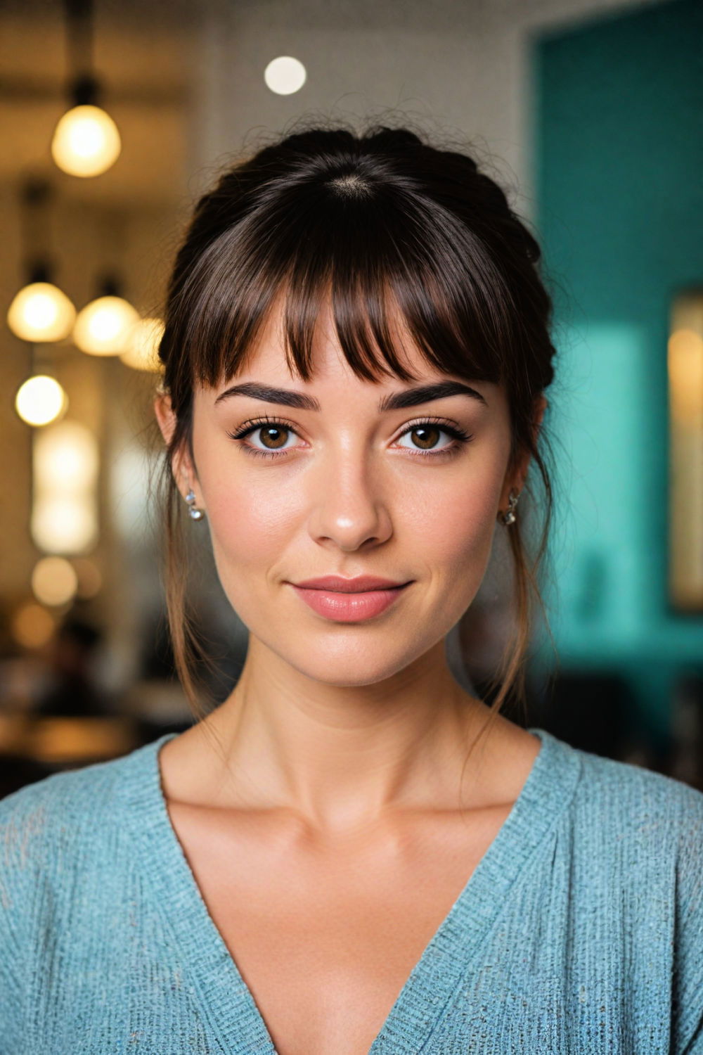 french baby bangs hairstyle