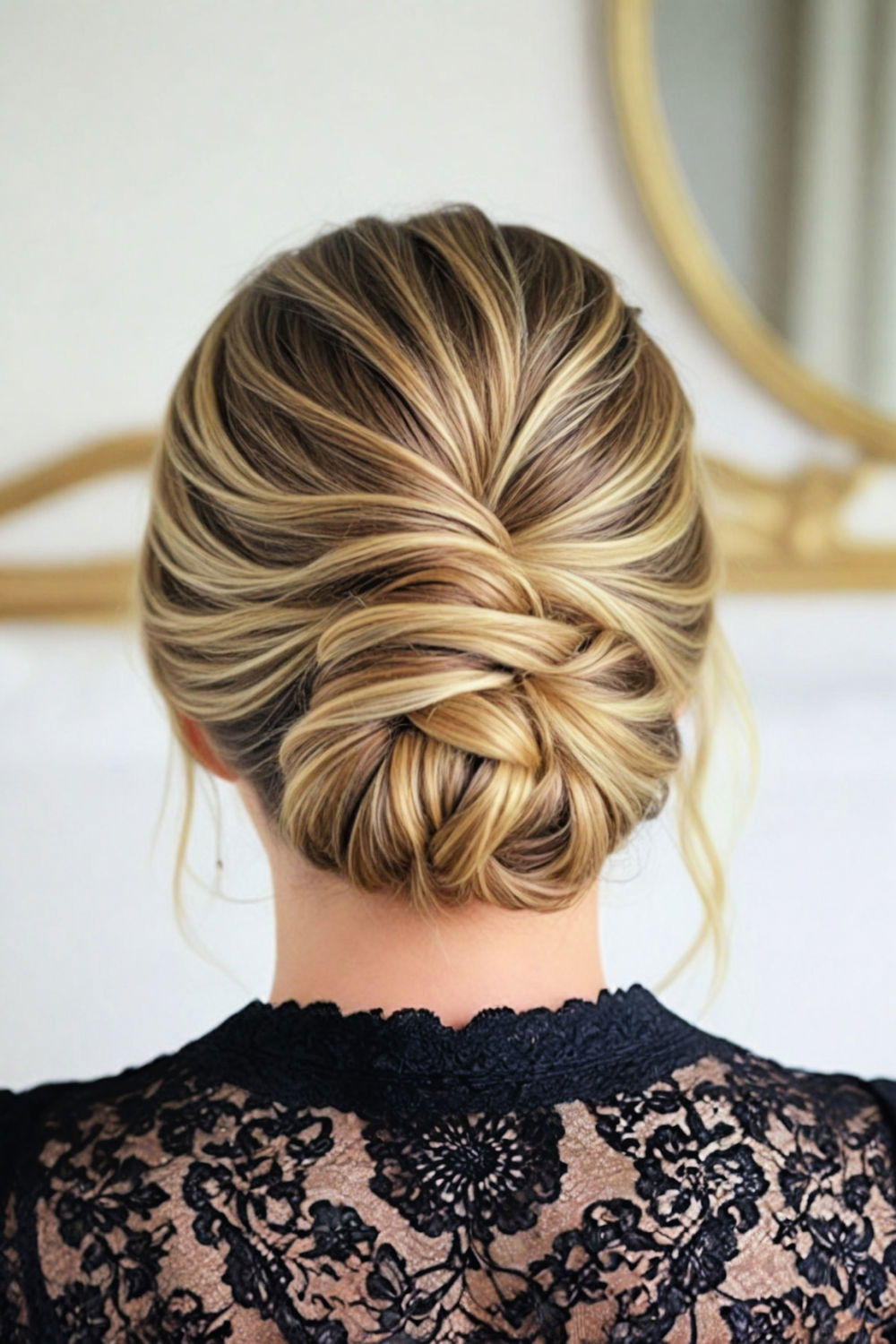 french twist updo