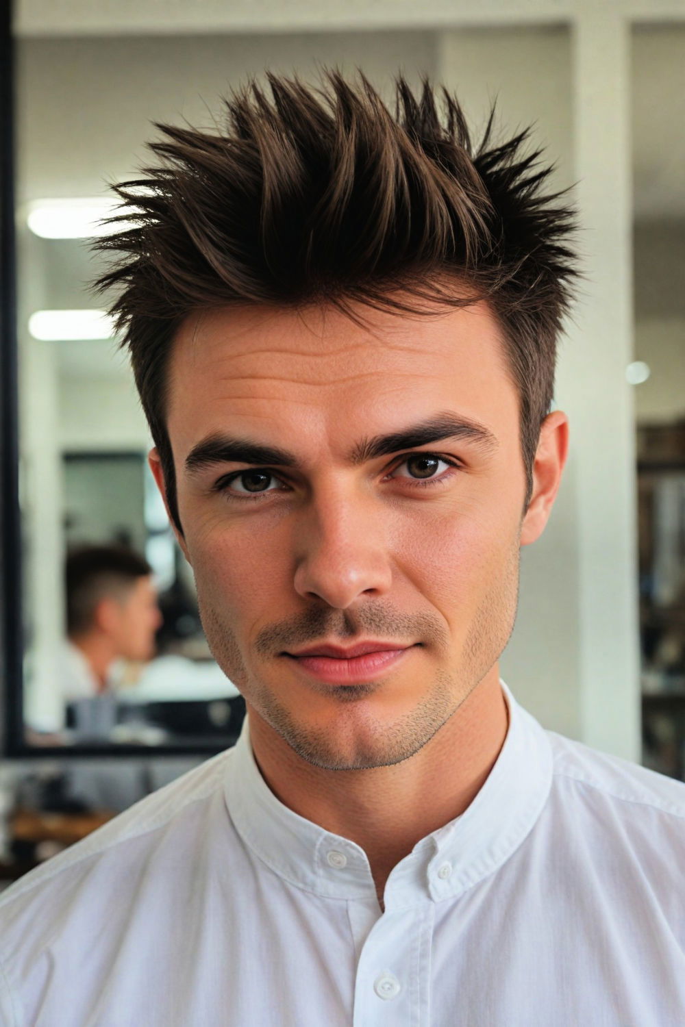 fun and modern spiky quiff for short men s hair