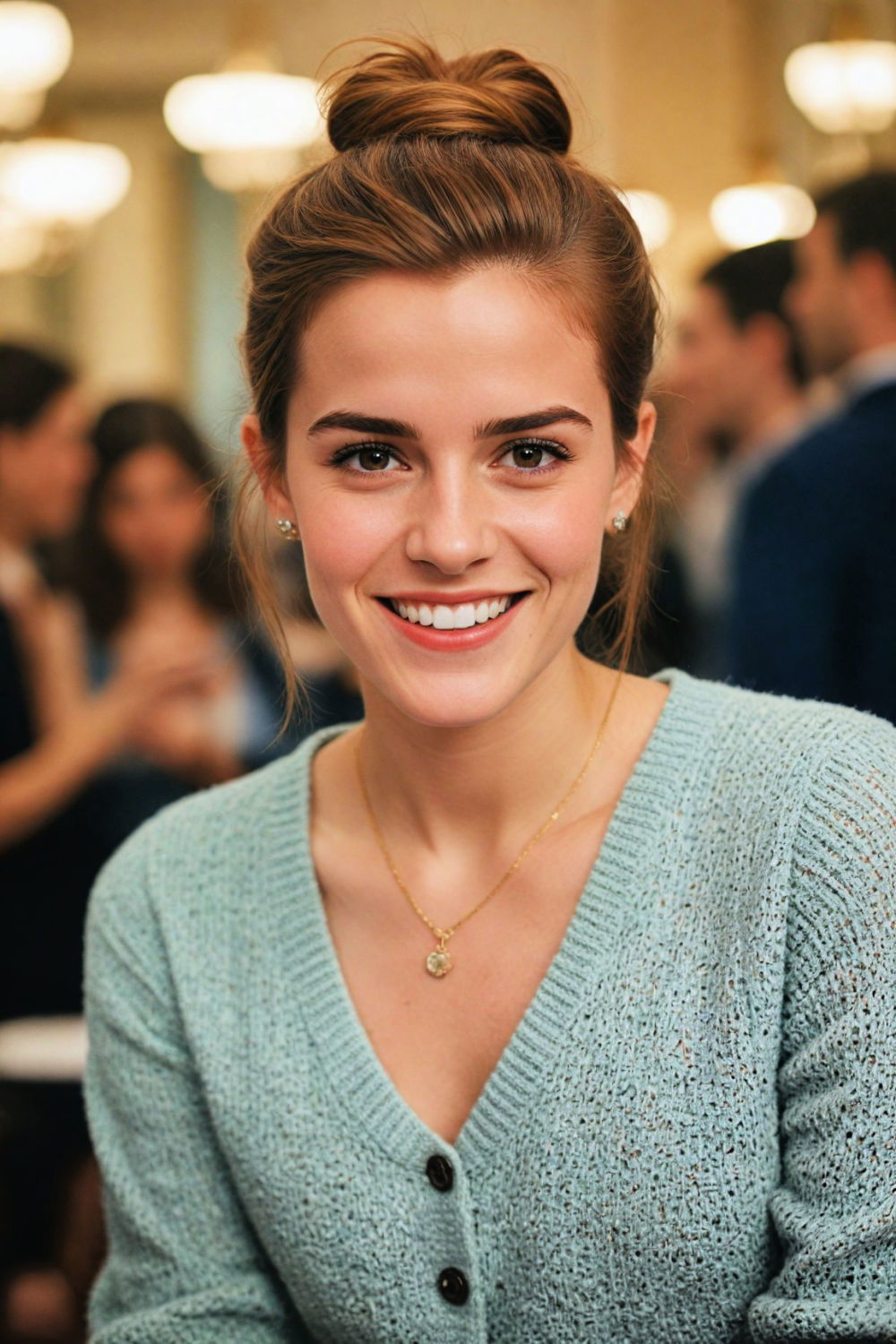 function and fashion top knot hairstyle