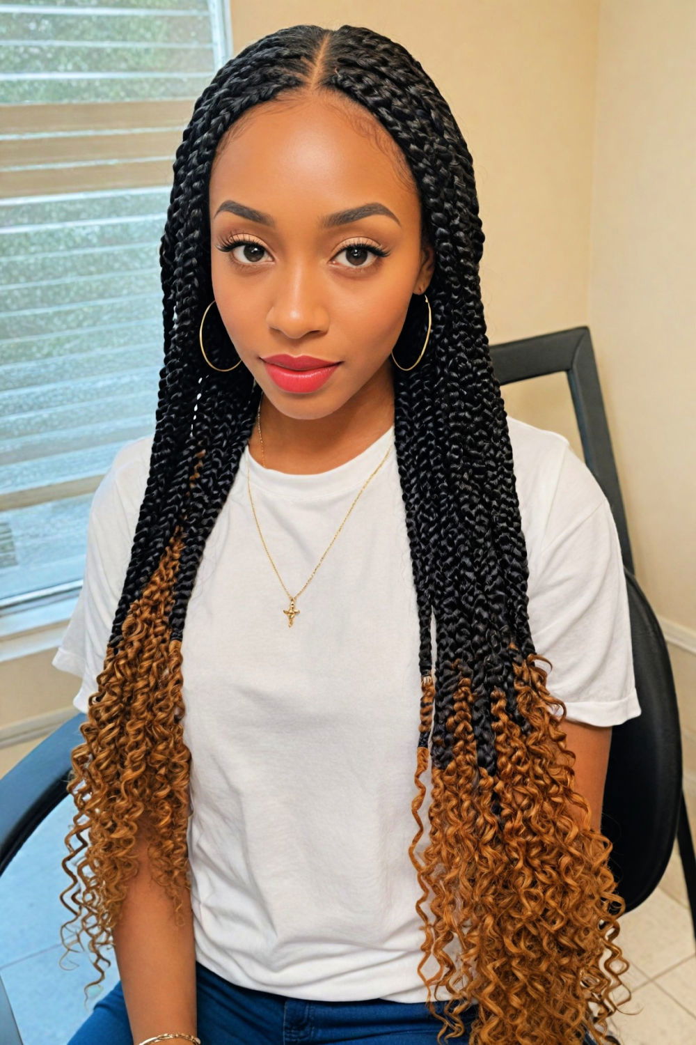 goddess box braids hairstyle