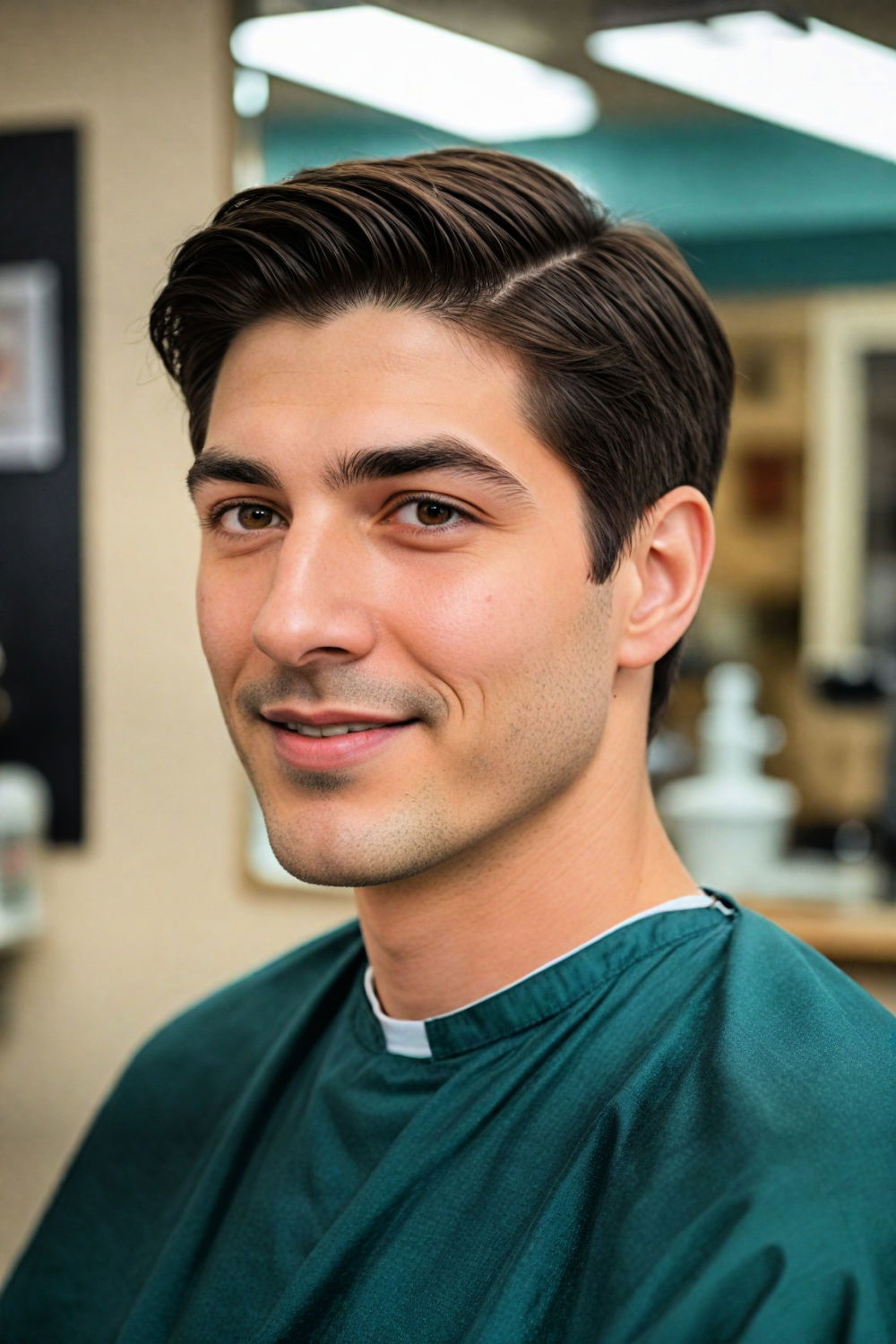 hard part haircut for gentlemen