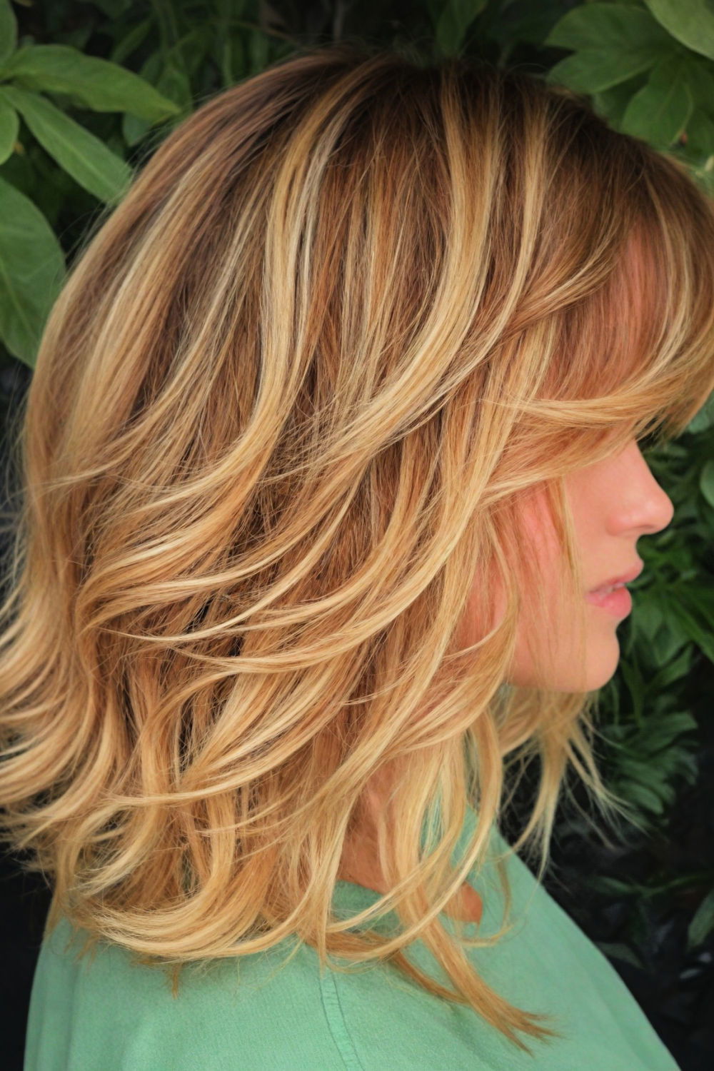 hassle free swept back layers hairstyle