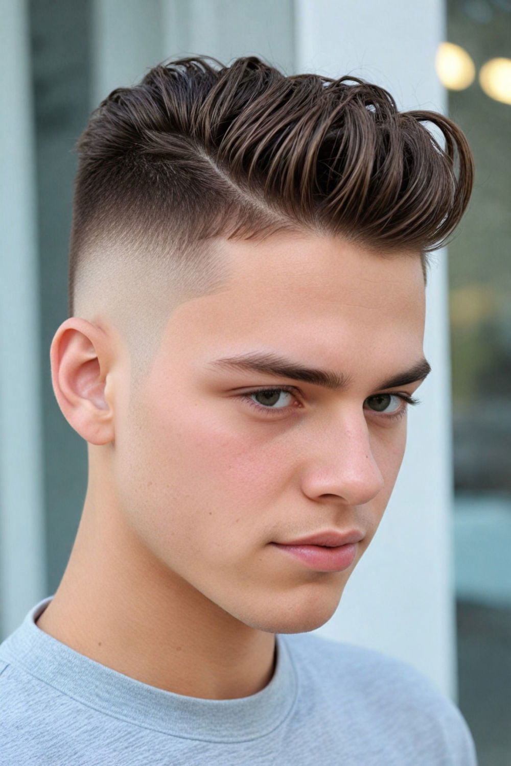 high top fade hairstyle