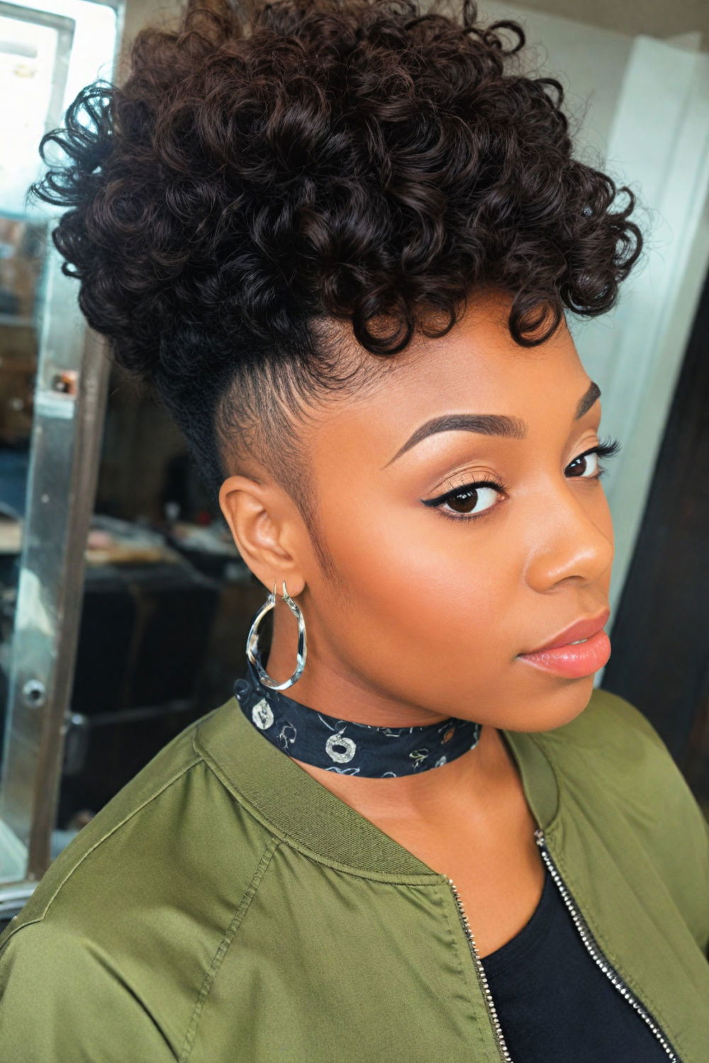high top fade sew in hairstyle