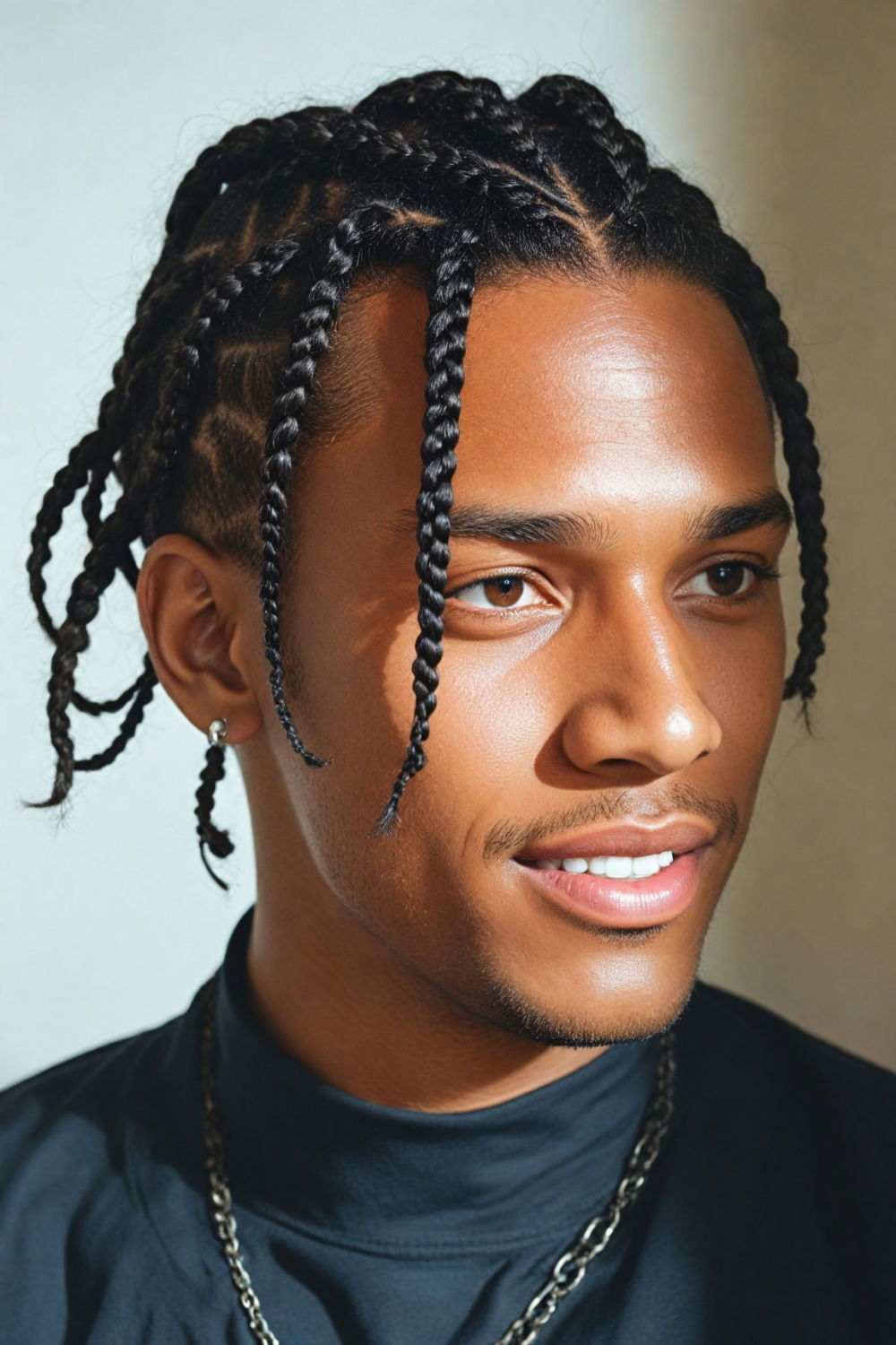 hip hop inspired braids hairstyle
