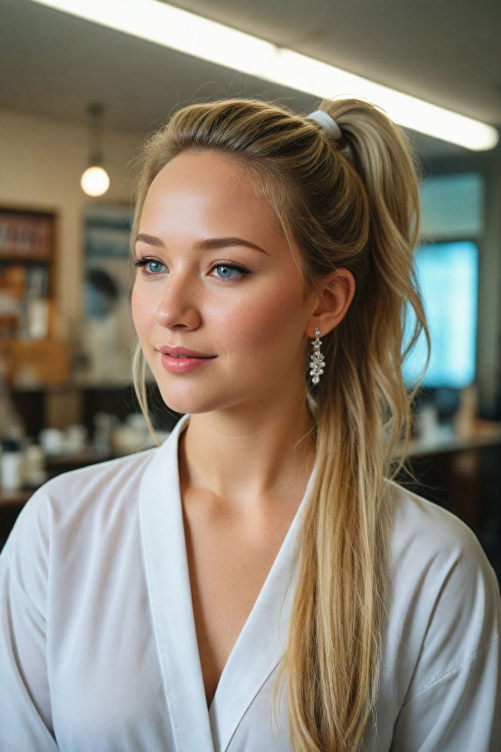 incredibly stylish high ponytail