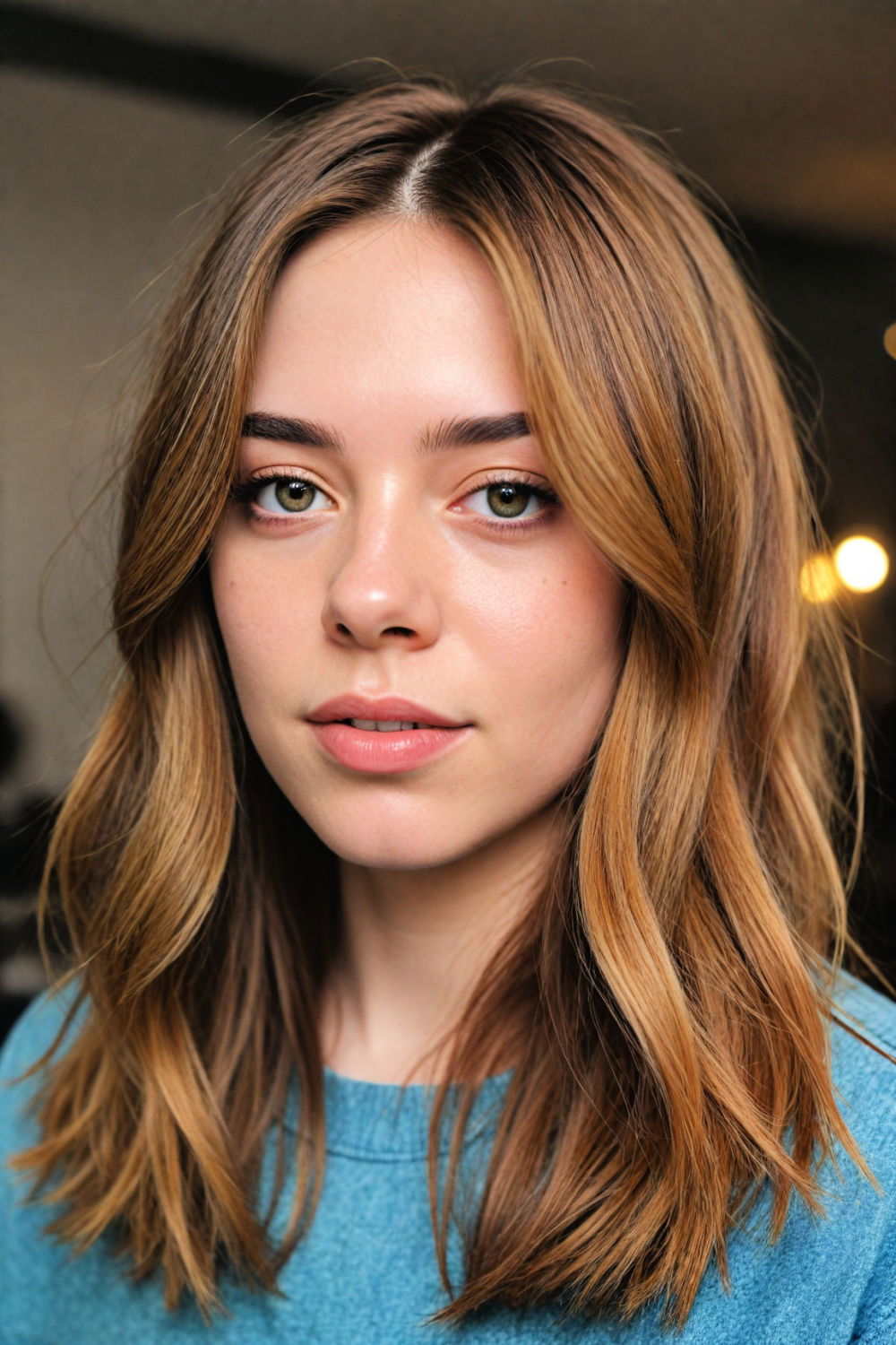 layered cut for thin hair