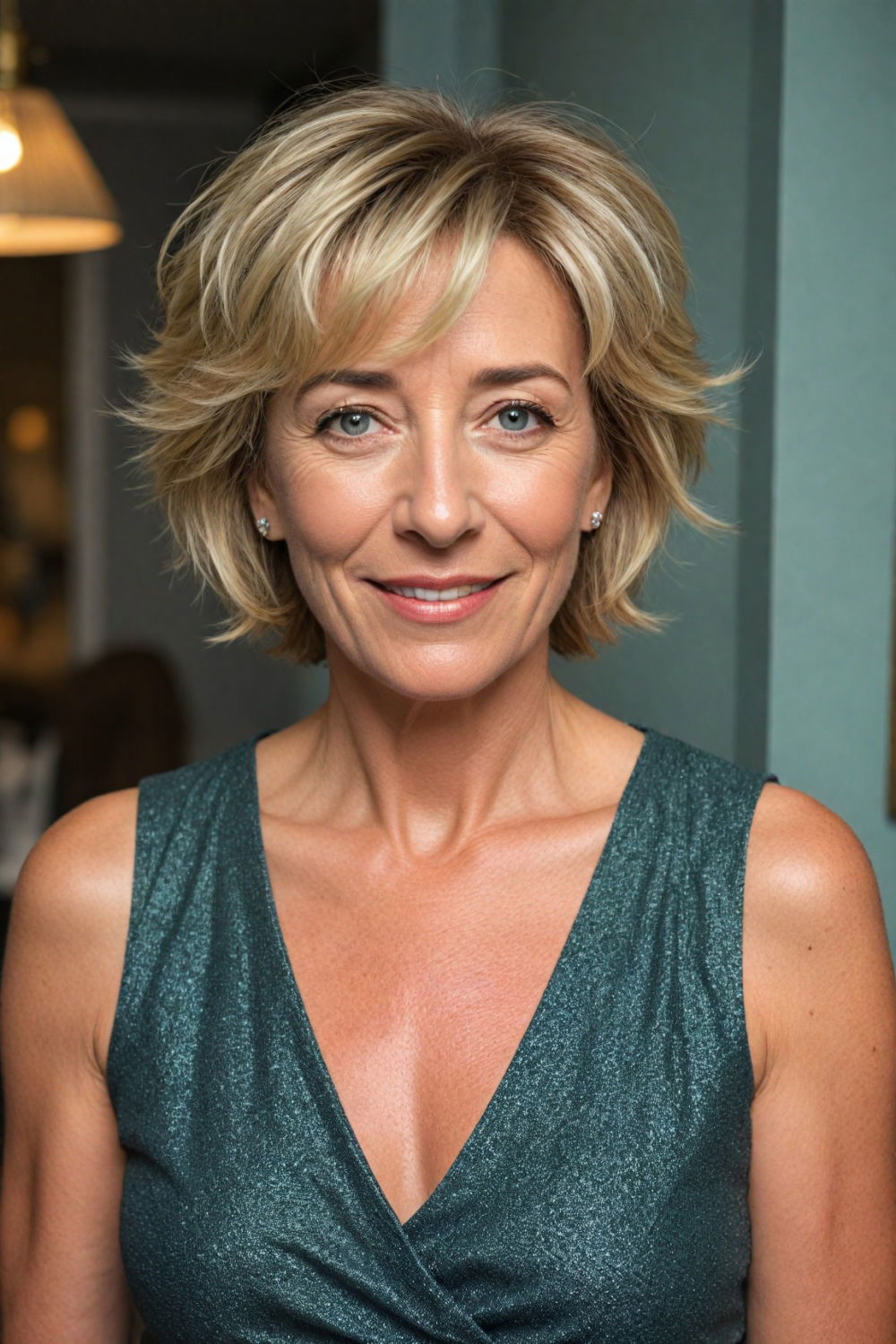 layered flip out bob haircut