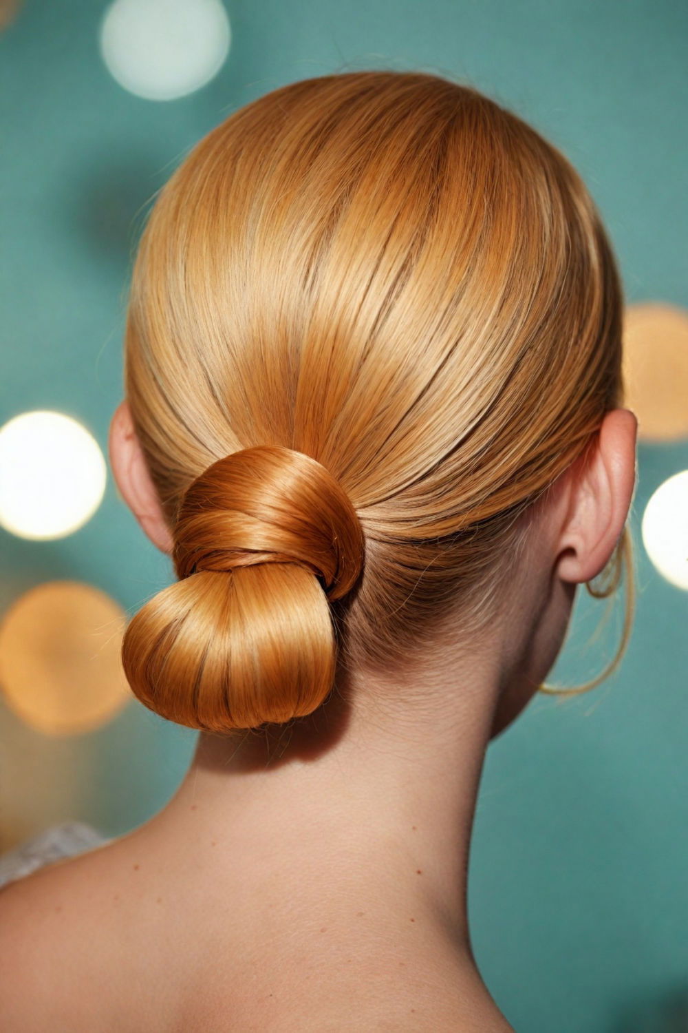 loop bun for on the go styling