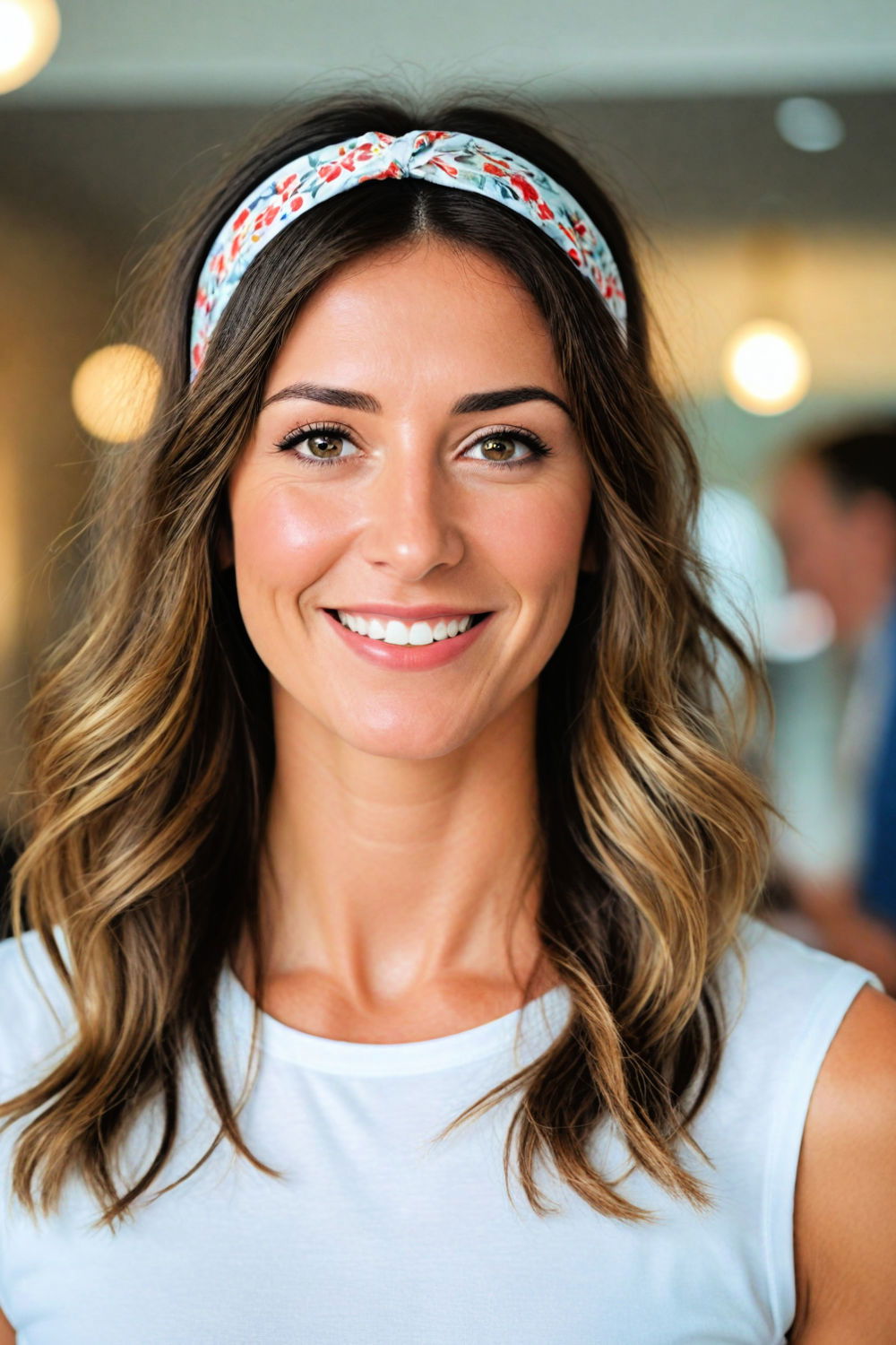 loose waves with headband