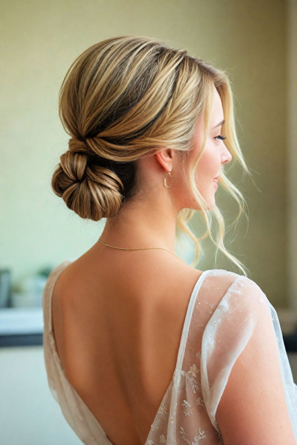 low bun hairstyle for classical music concerts