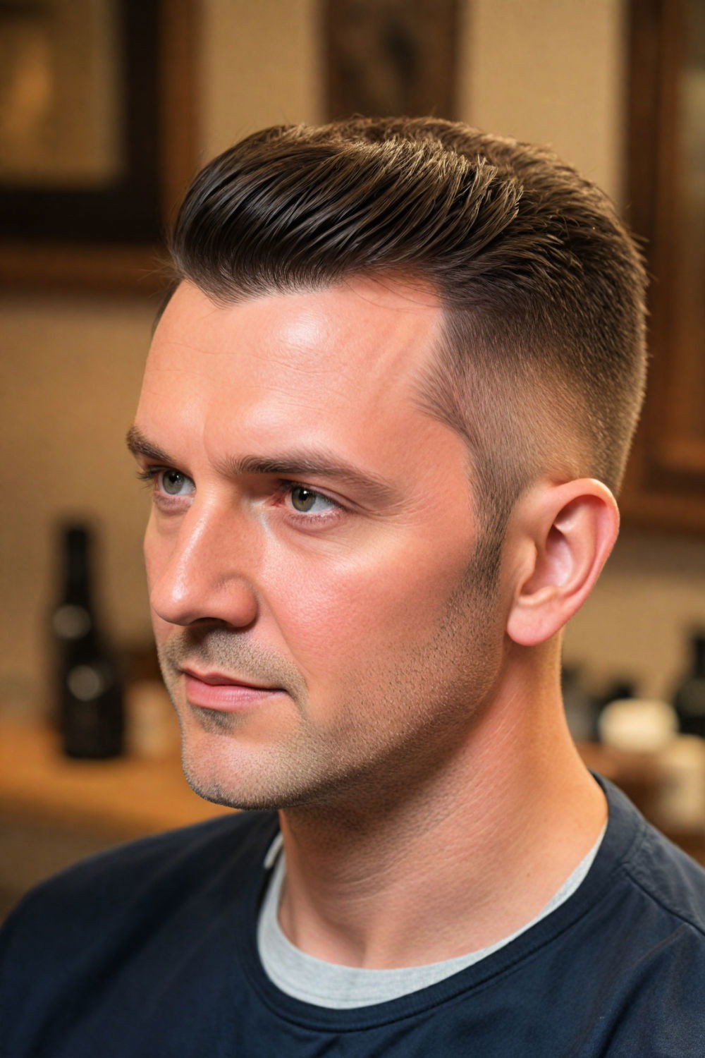 low fade haircut for men