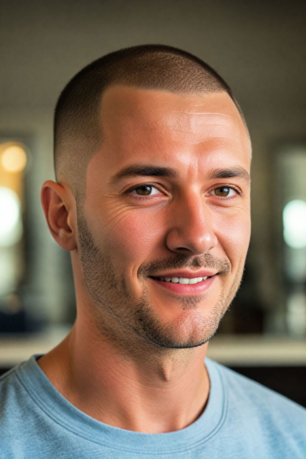 low maintenance buzz cut