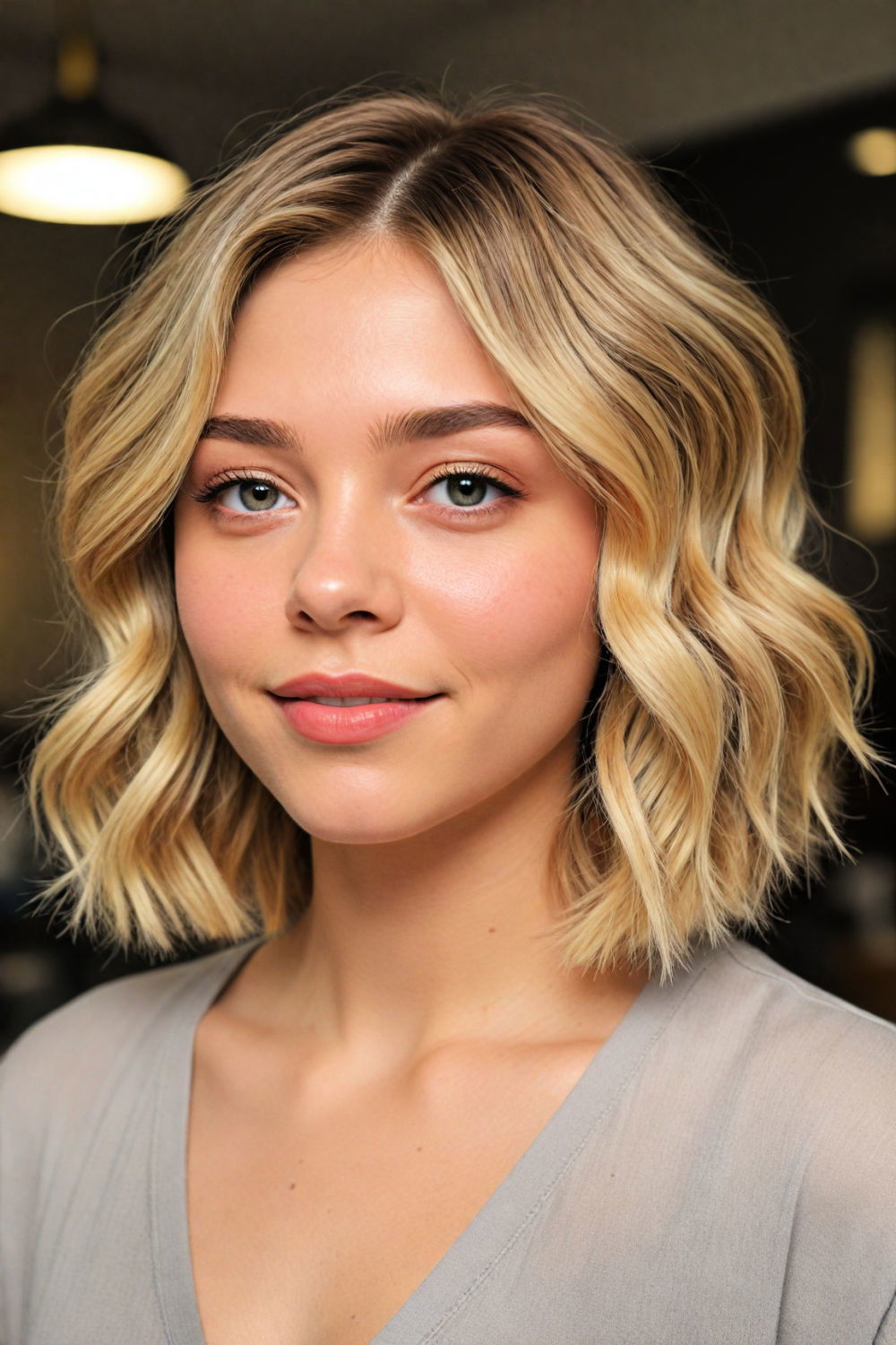 manageable and stylish angled lob
