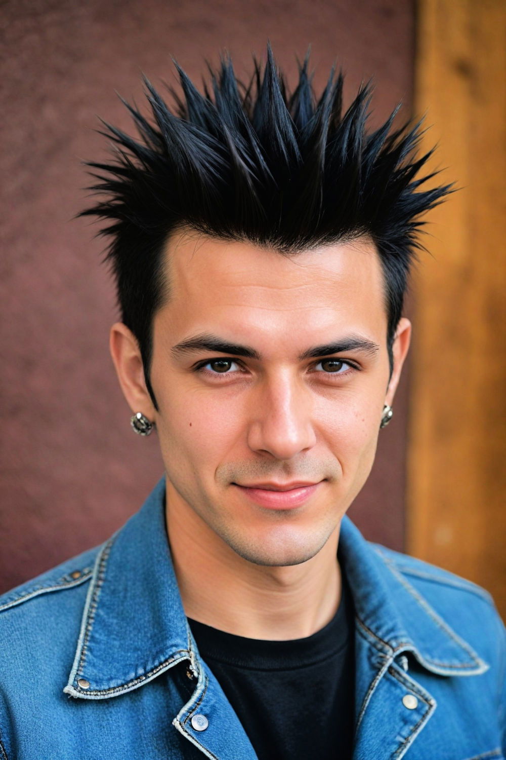 mens spiky hairstyle