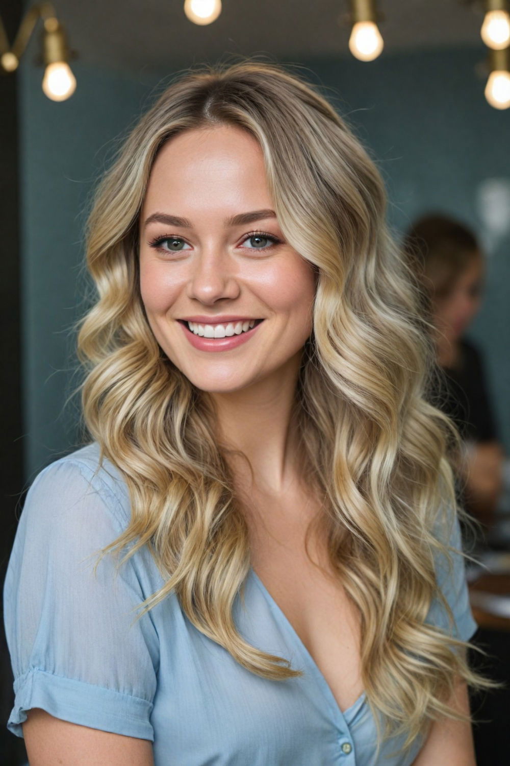 mermaid waves birthday hairstyle