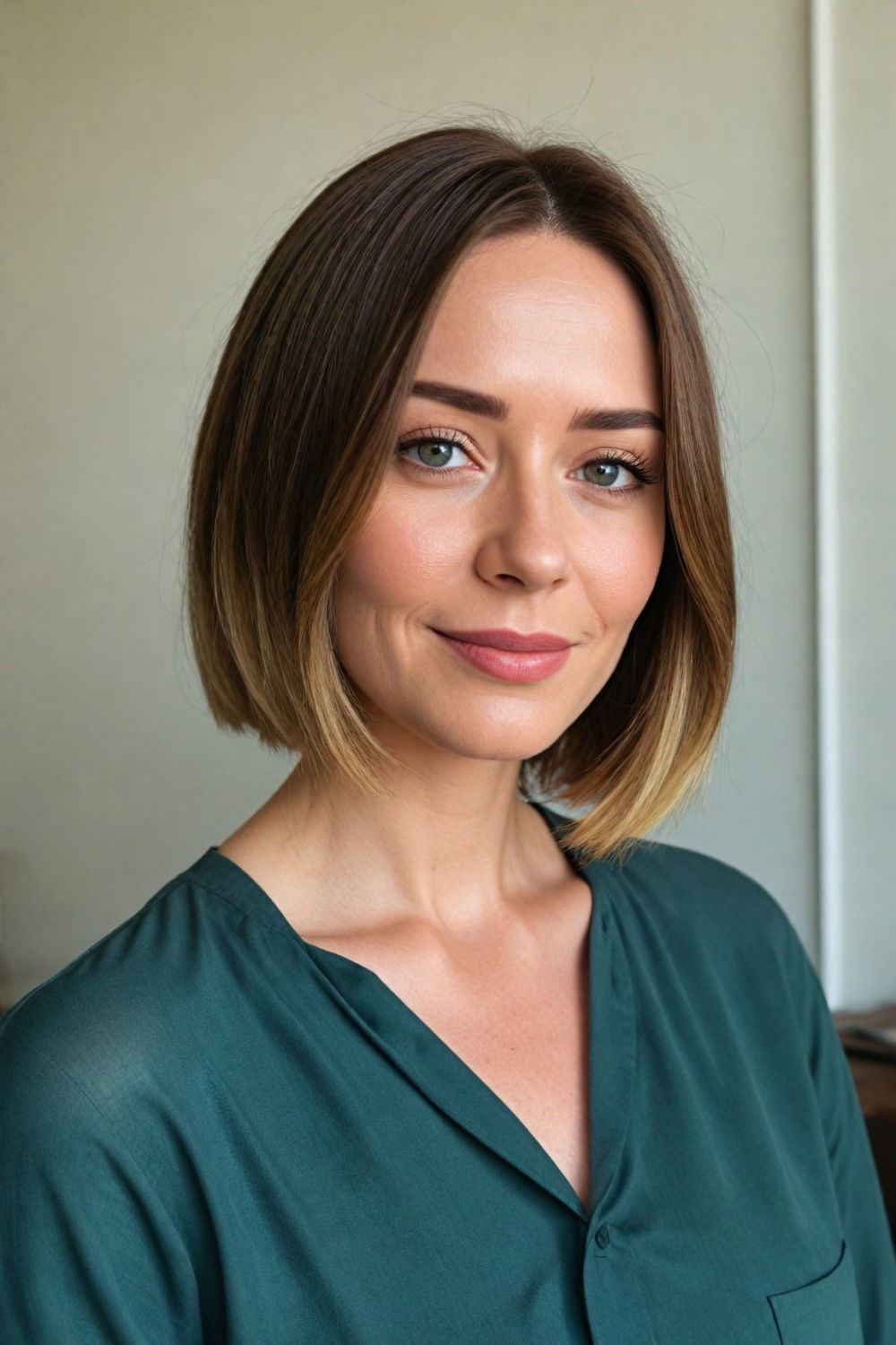 modern and sophisticated sleek bob haircut