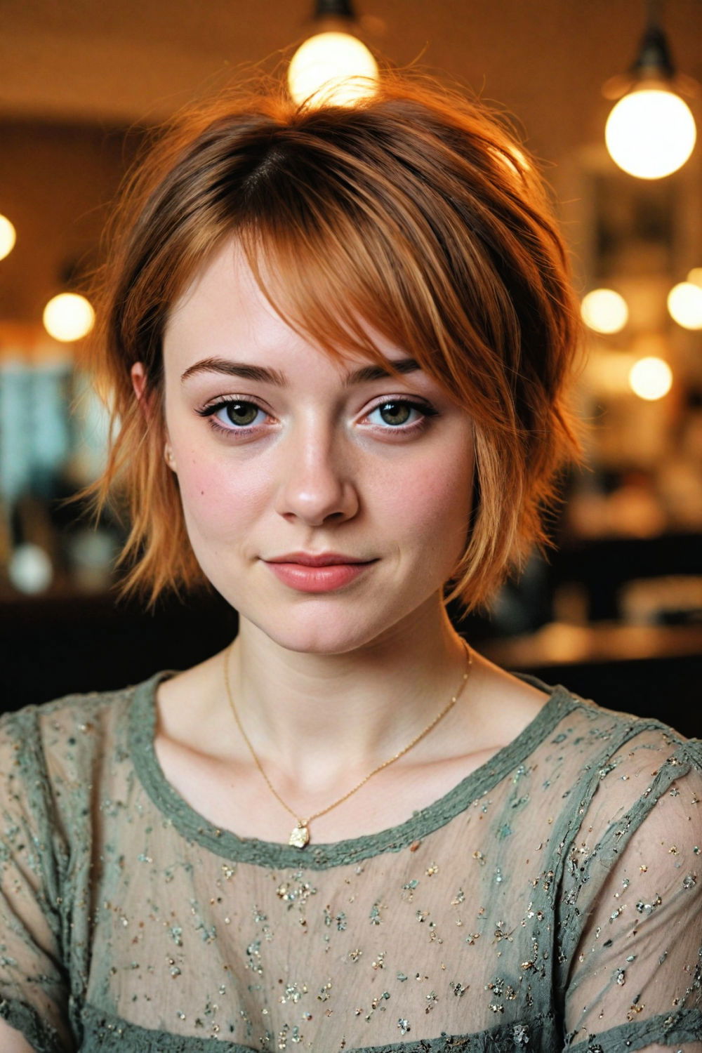 modern and volumizing Tousled Pixie cut