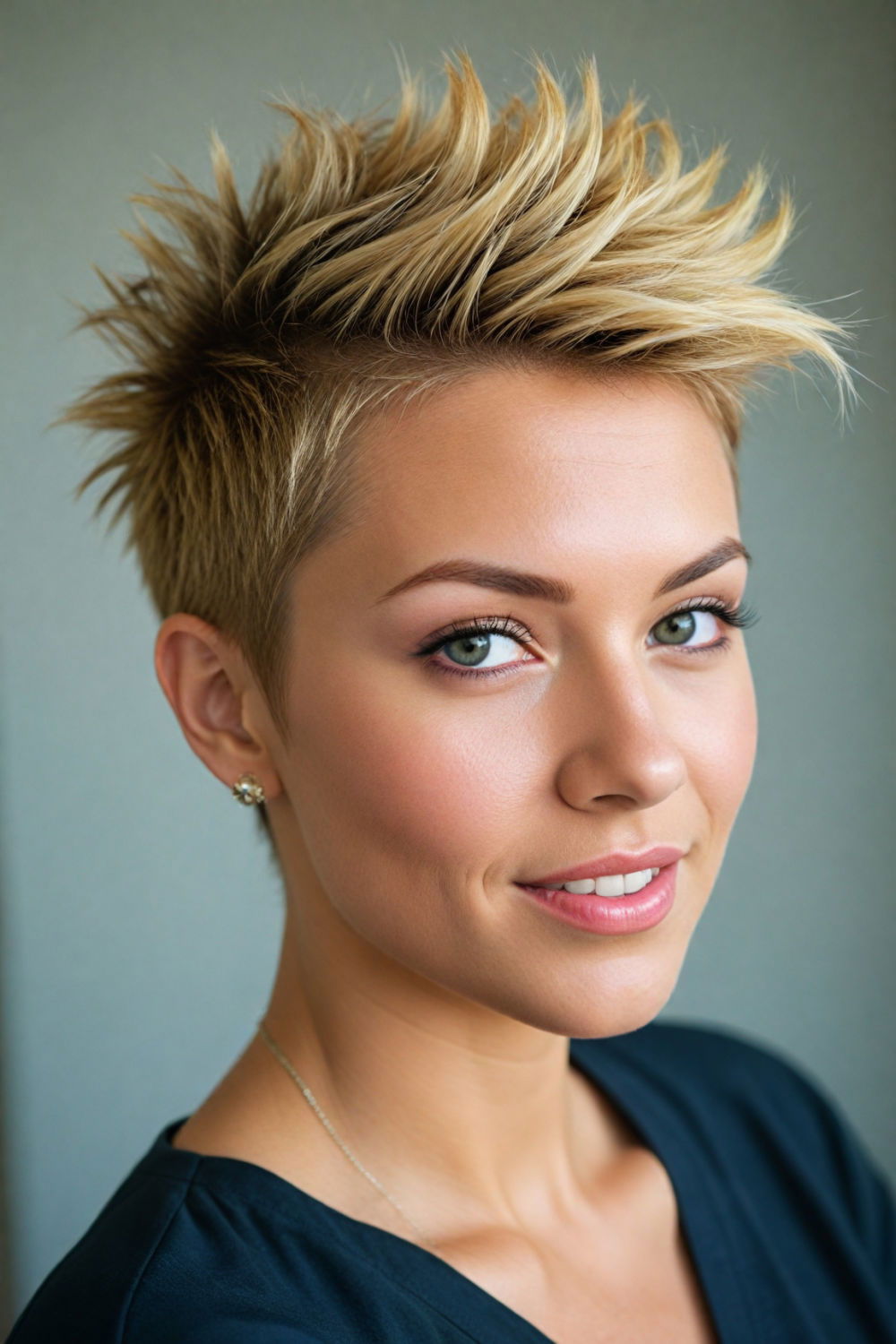 modern faux hawk hairstyle