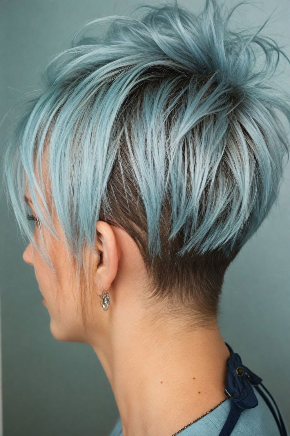 modern pixie with nape undercut