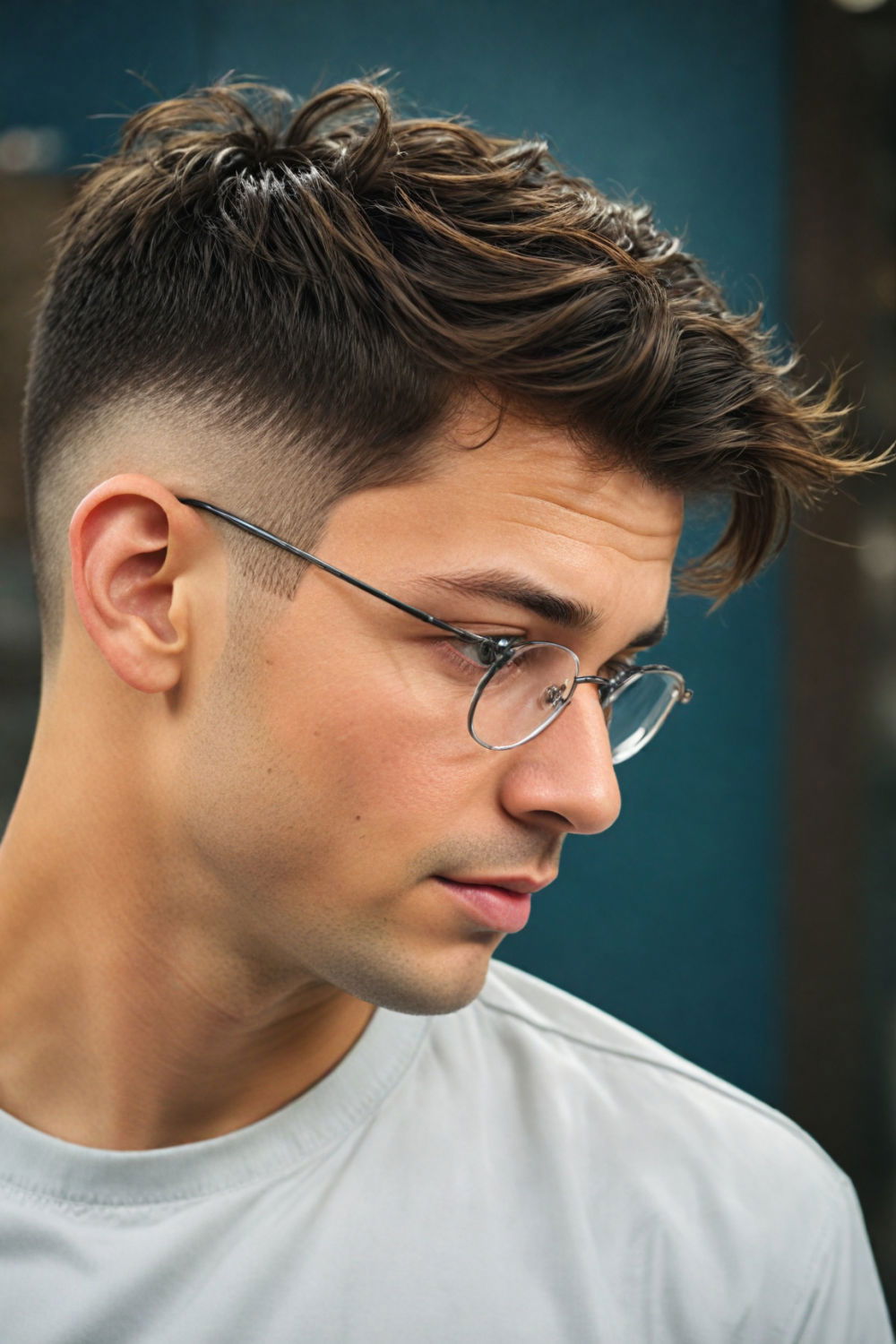 modern taper fade hairstyle