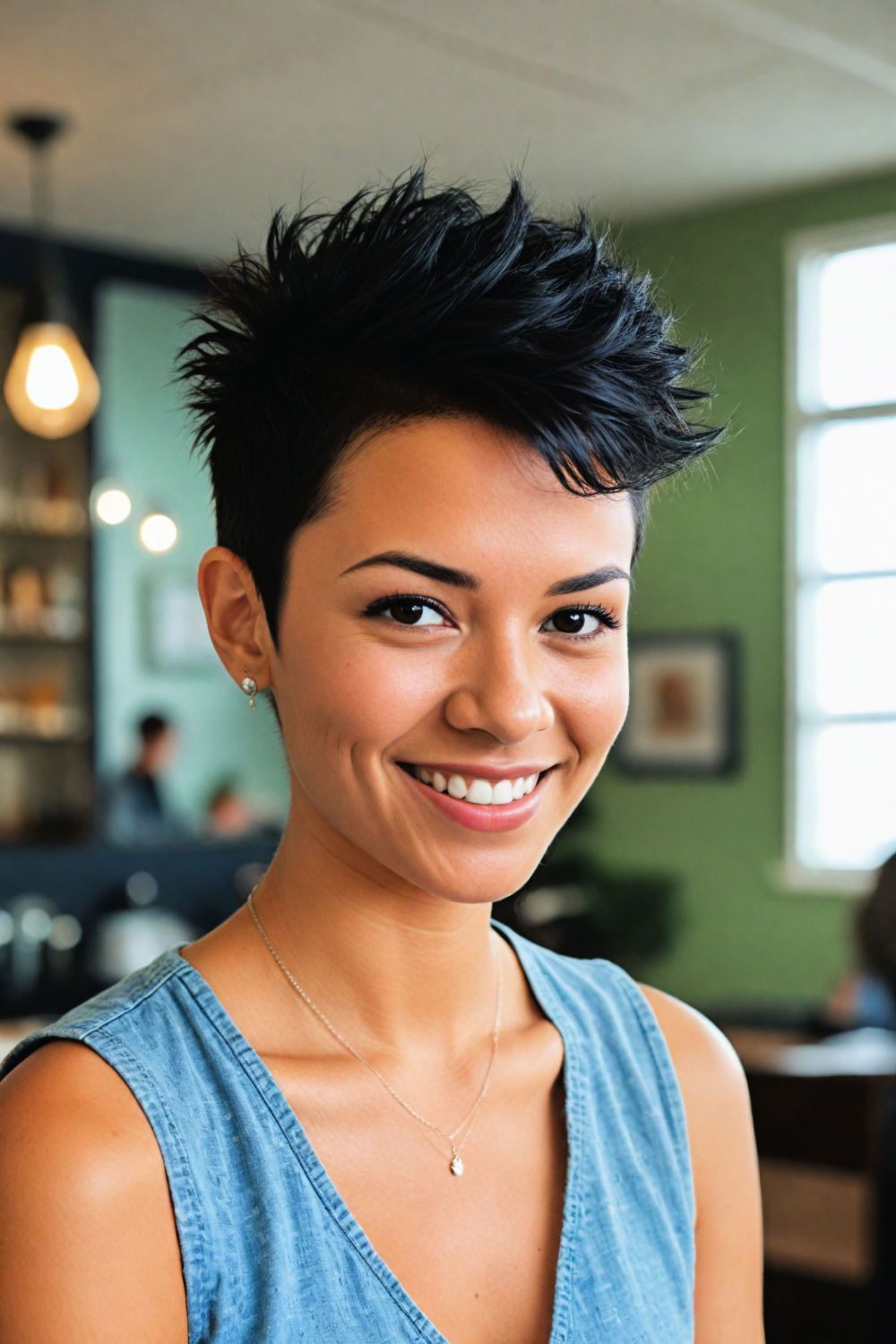 mohawk inspired pixie cut