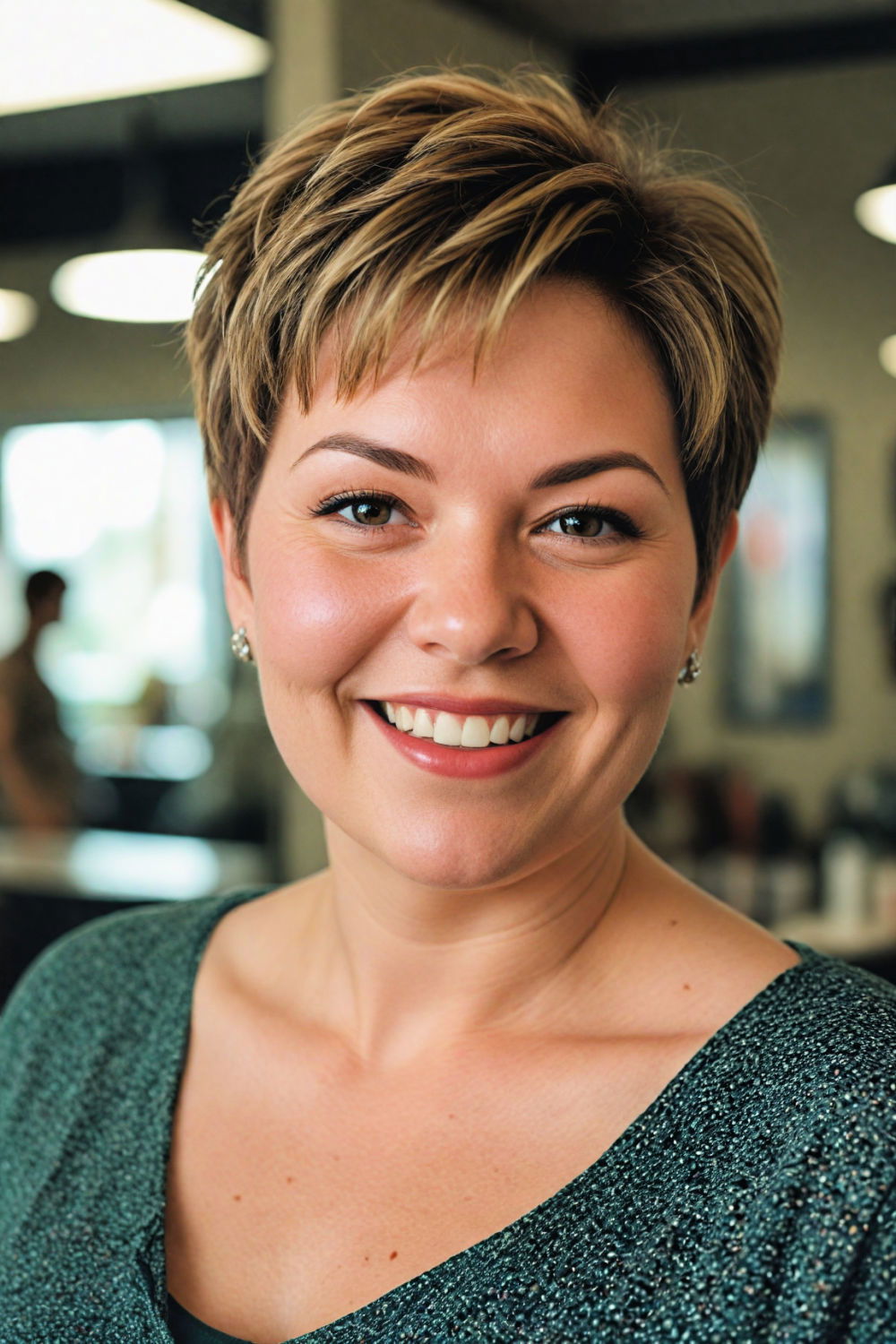 pixie cut for over 50 and overweight