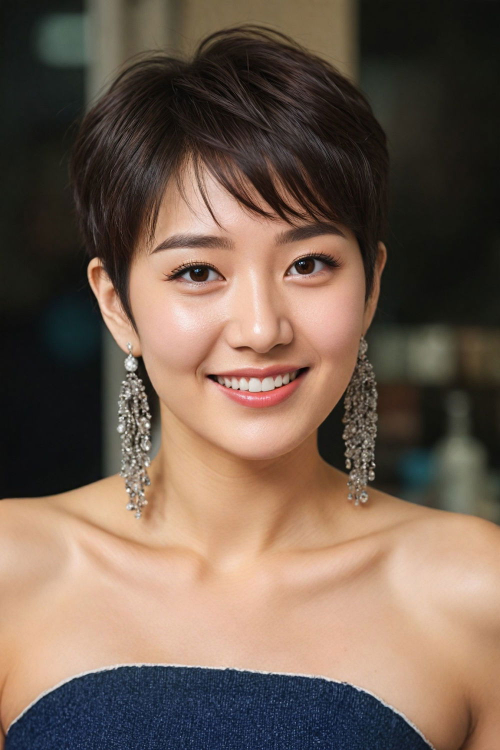 pixie cut korean hairstyle for women