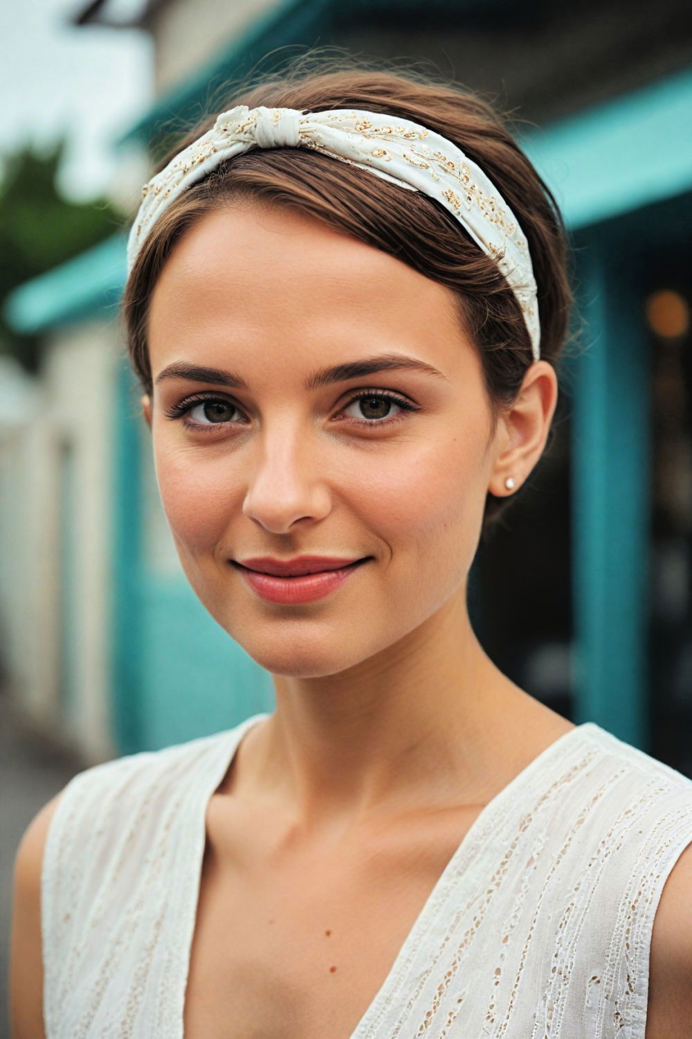 pixie cut with headband